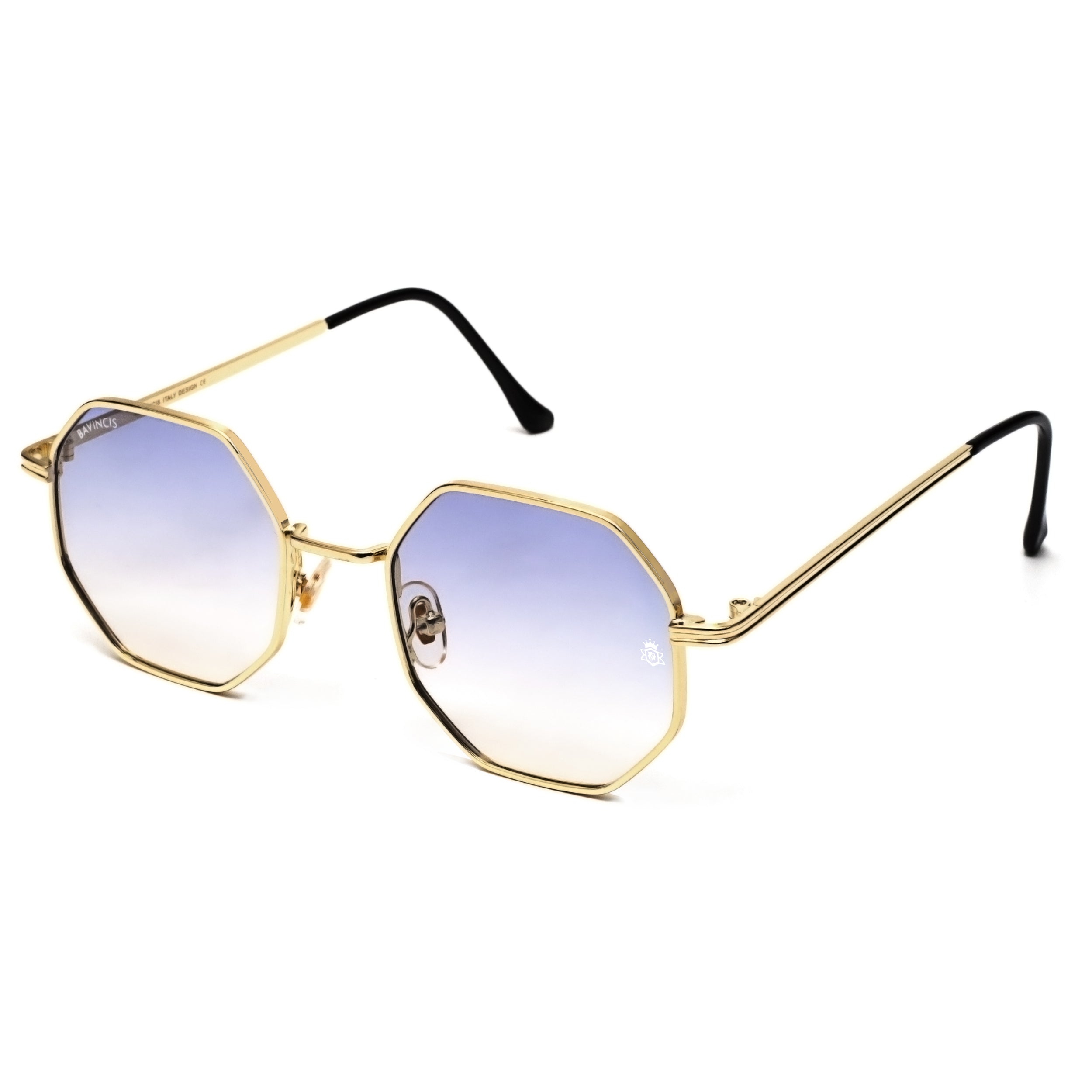 Bavincis Baystacks Gold And Blue Gradient Edition Sunglasses