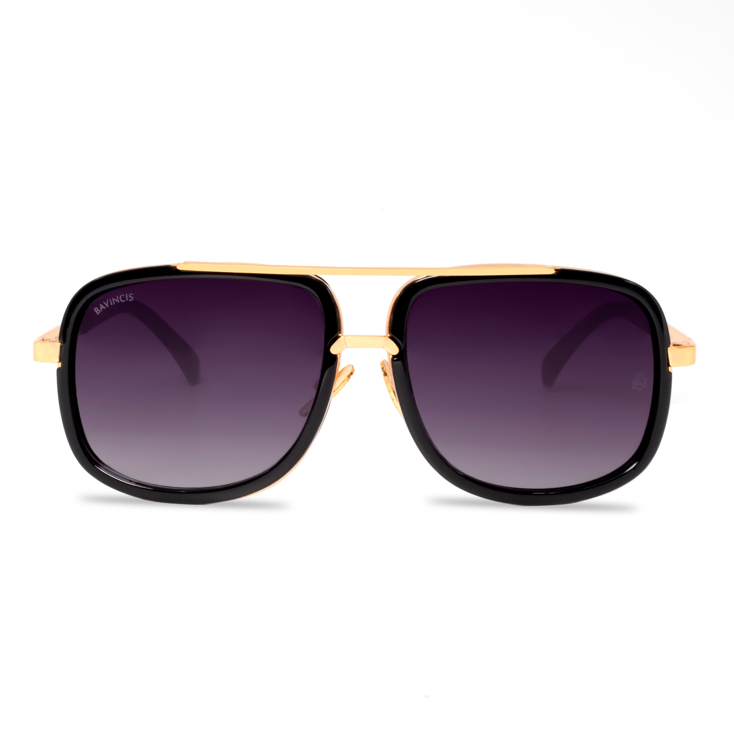 Bavincis Spectral Gold And Gray Gradient Edition Sunglasses