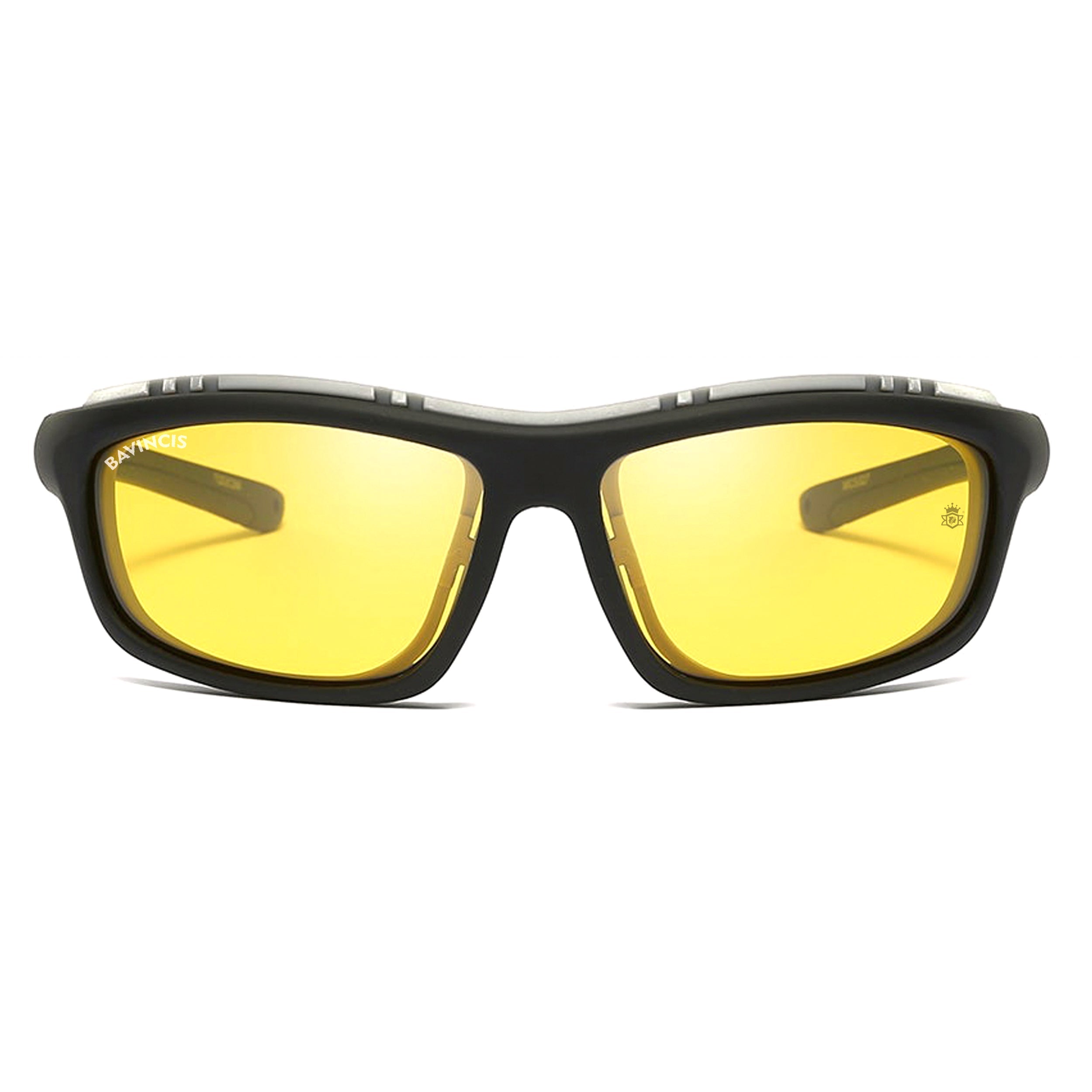 Bavincis Albert Black and Yellow Sports Edition Sunglasses
