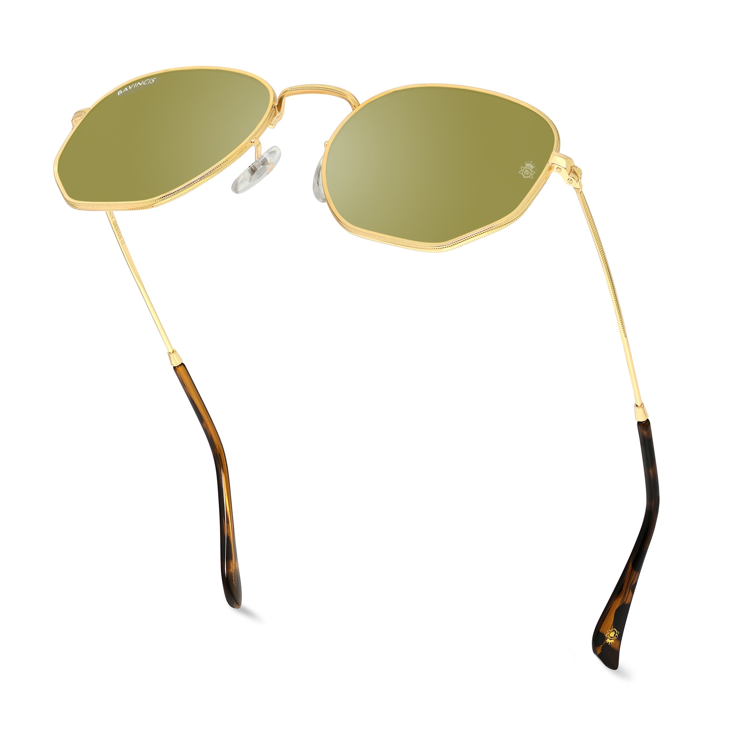 Bavincis Gemini Gold Yellow Mercury Edition Sunglasses