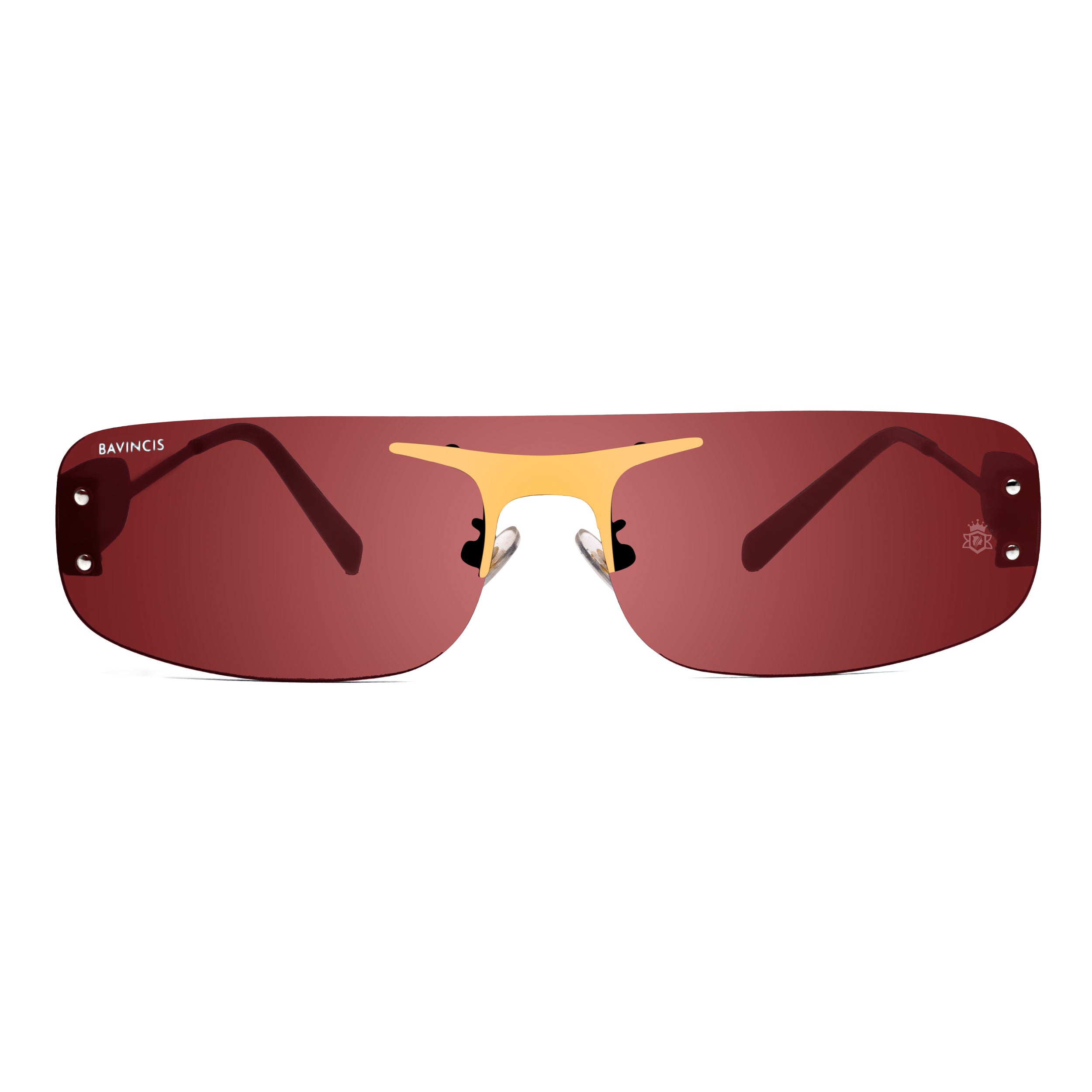 Bavincis Bayons Gold And Red Edition Sunglasses