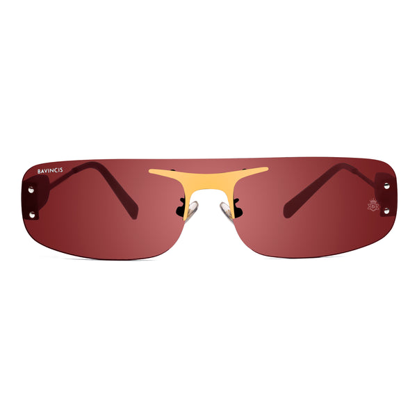 Bavincis Bayons Gold And Red Edition Sunglasses