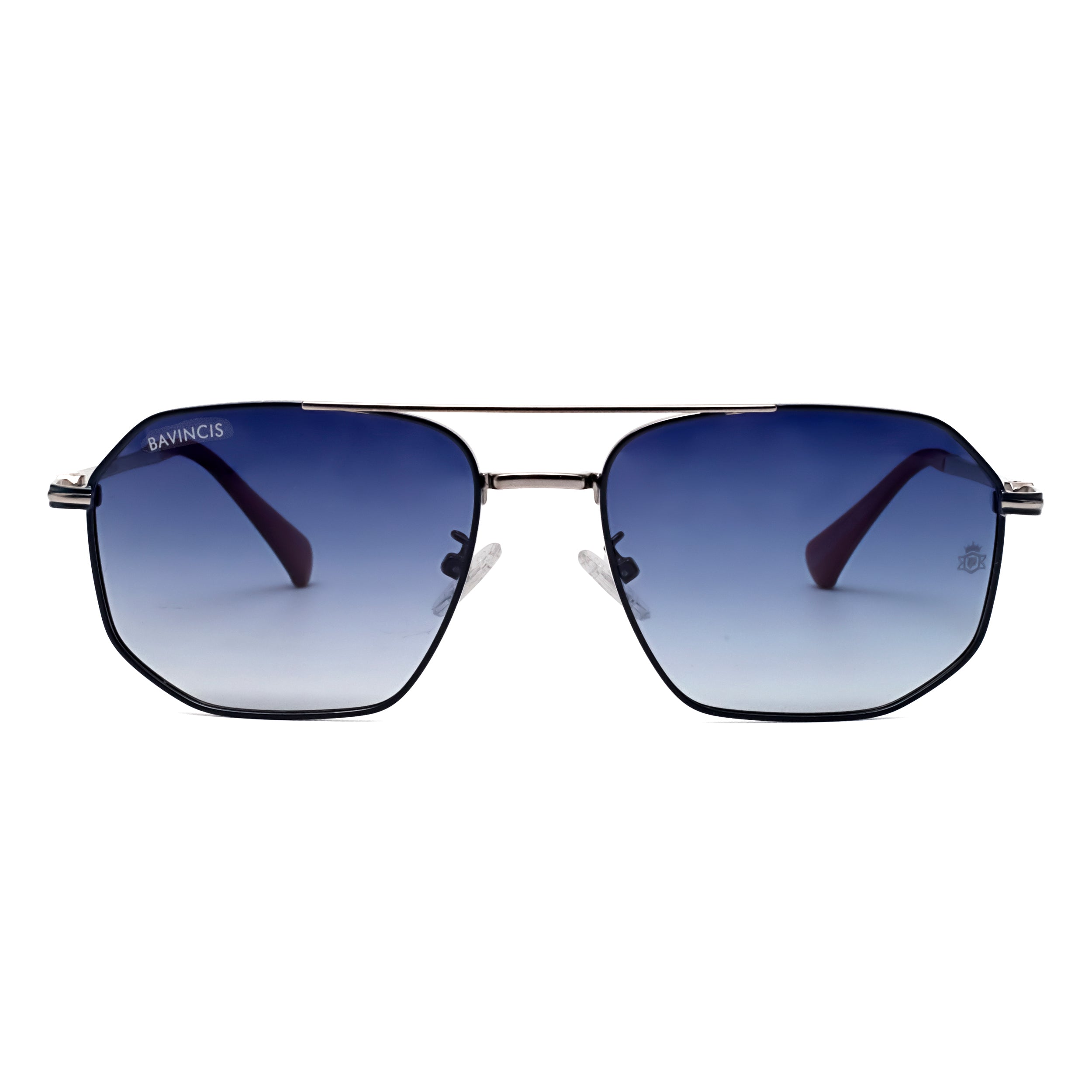 Bavincis Glance Silver And Blue Gradient Edition Sunglasses