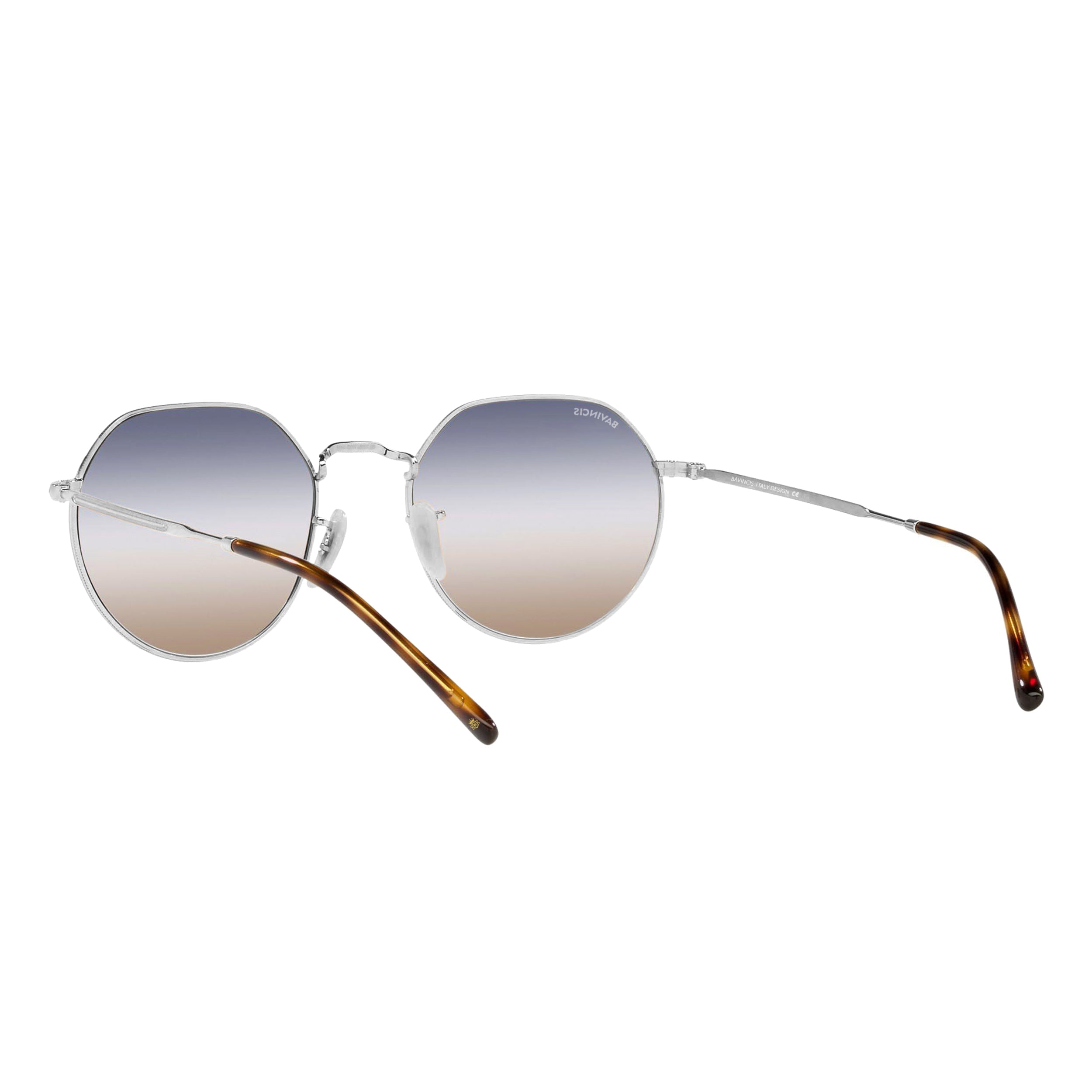 Bavincis Cooper Silver And Blue-Brown Gradient Edition Sunglasses