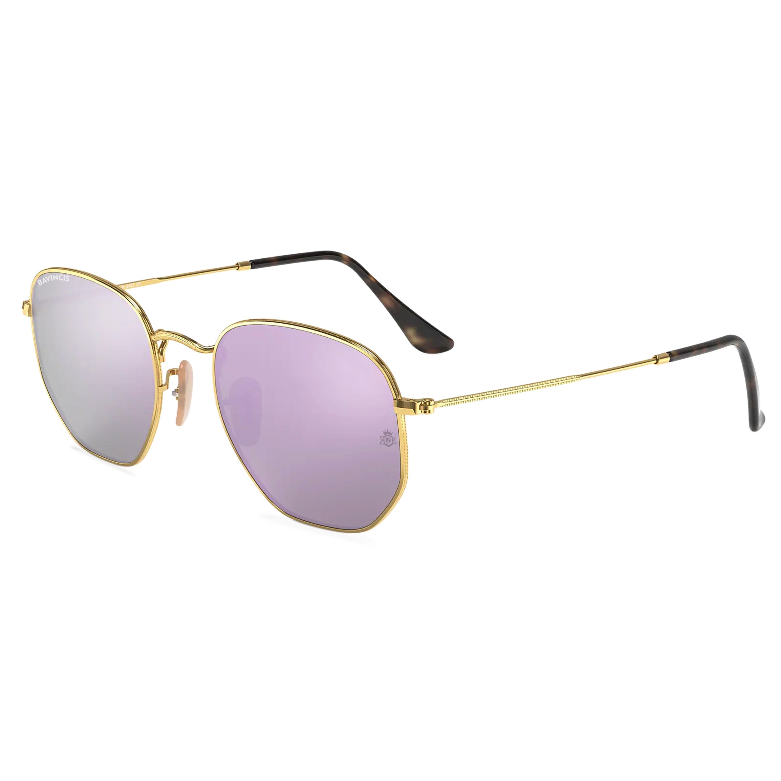 Bavincis Gemini Gold And Violet Edition Sunglasses