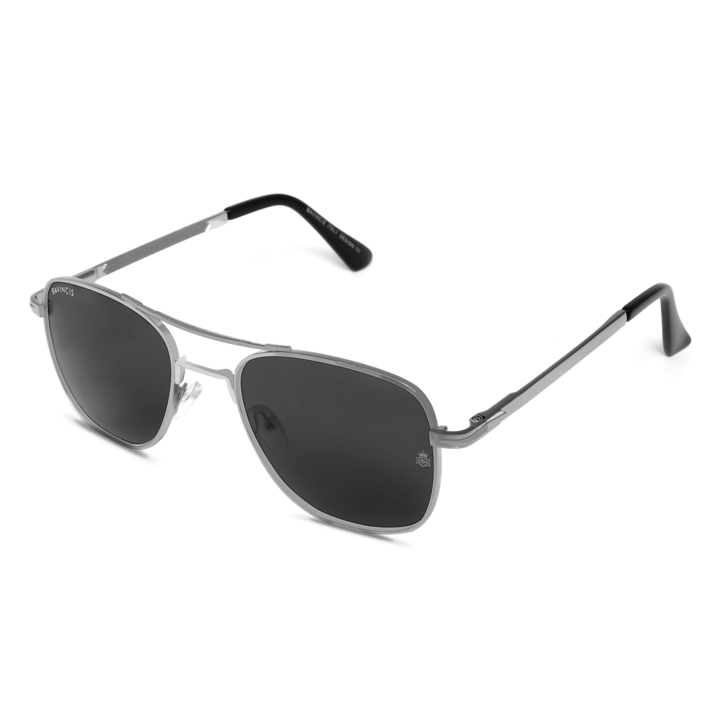 Bavincis Focal Silver And Black Edition Sunglasses