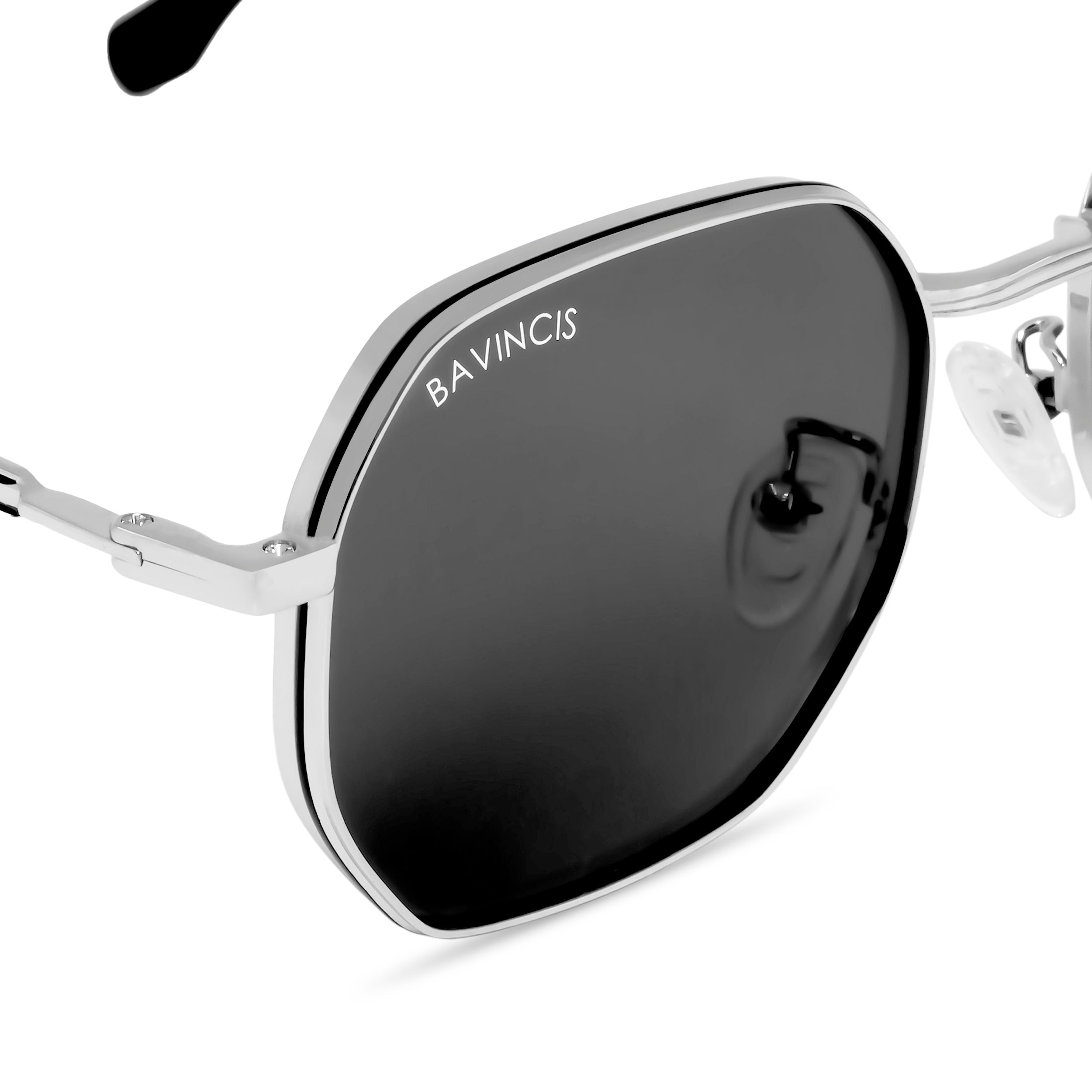 Bavincis Baycan Silver And Black Edition Sunglasses