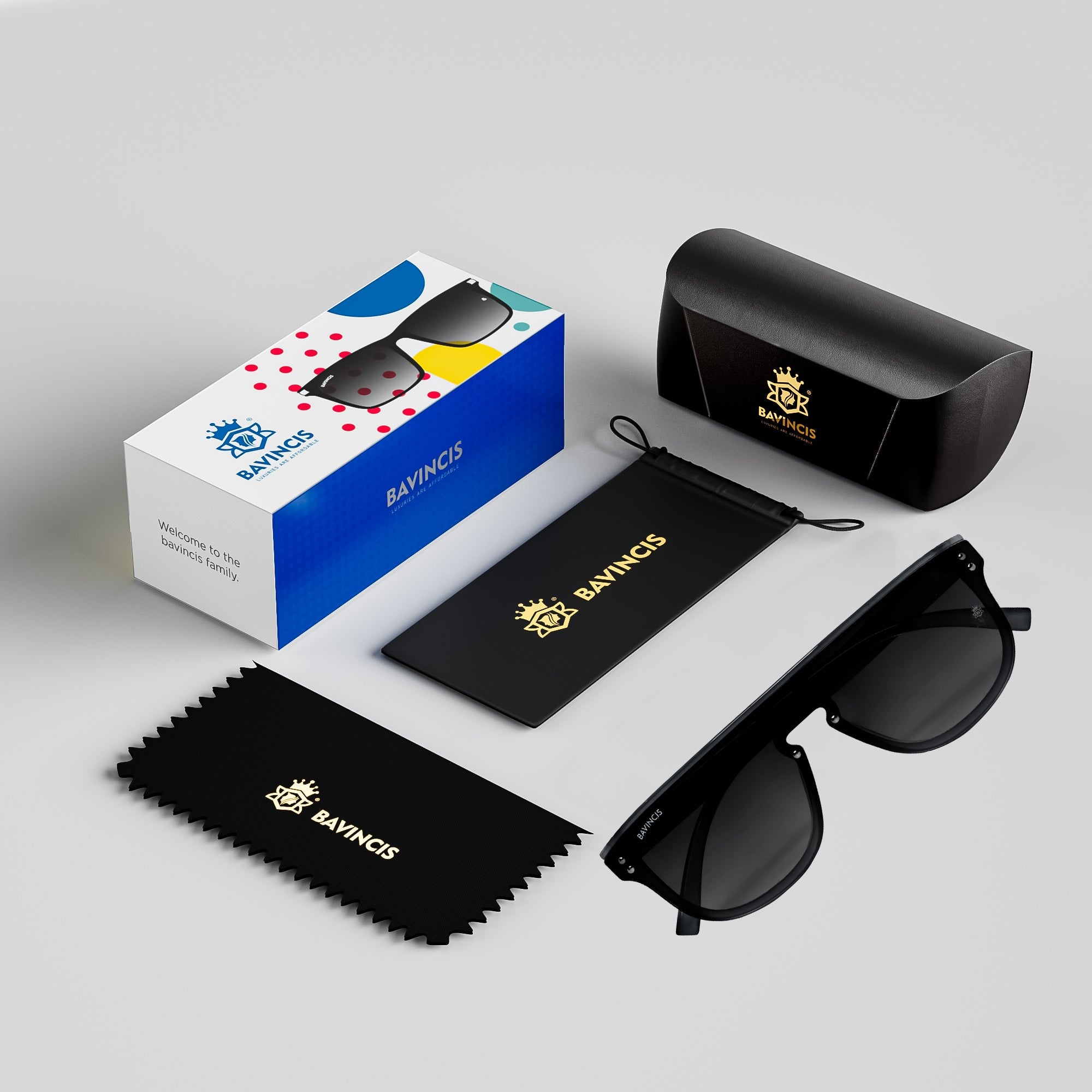 Bavincis Viperx Black And Black Edition Sunglasses