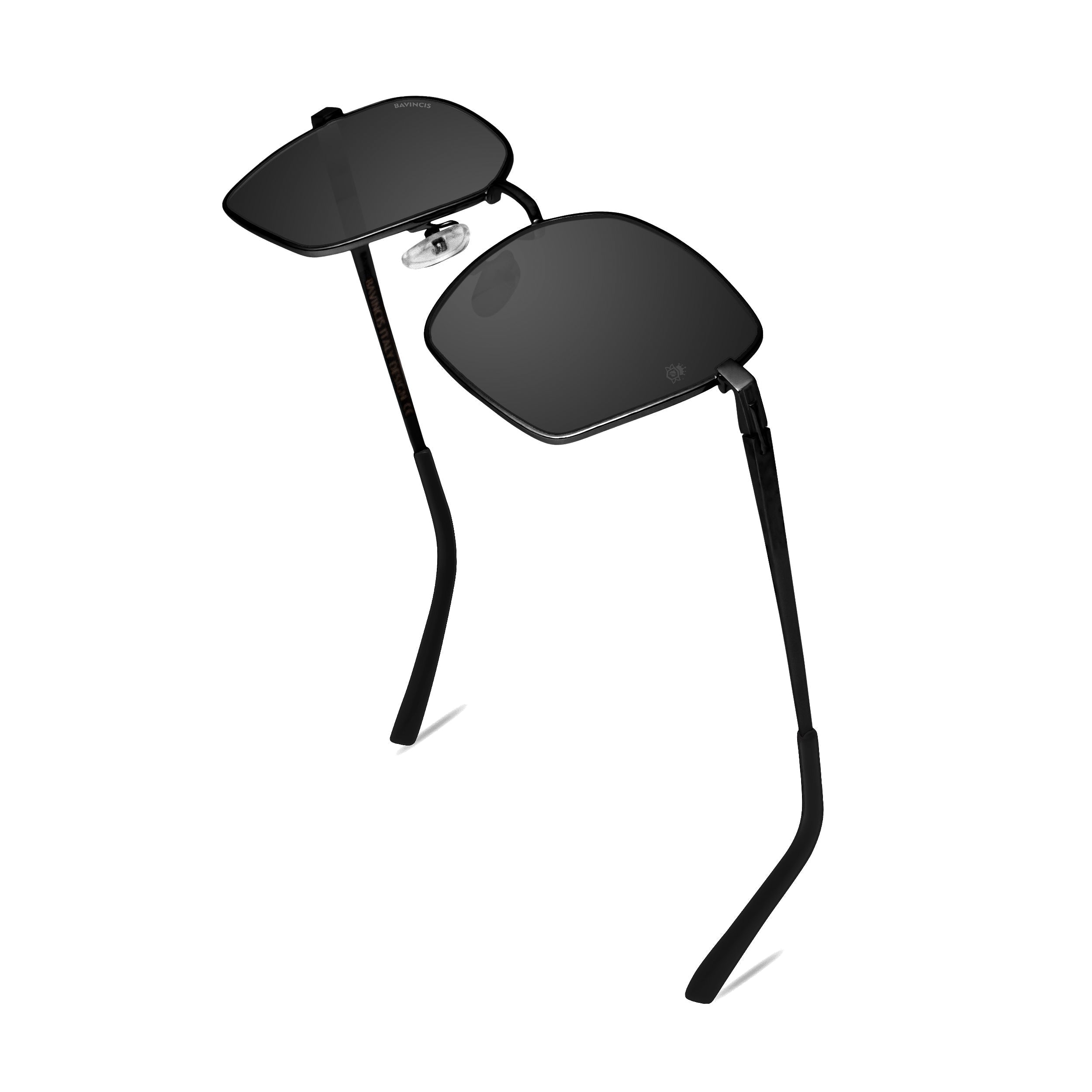 Bavincis The Bond Glossy Black And Black Edition Sunglasses