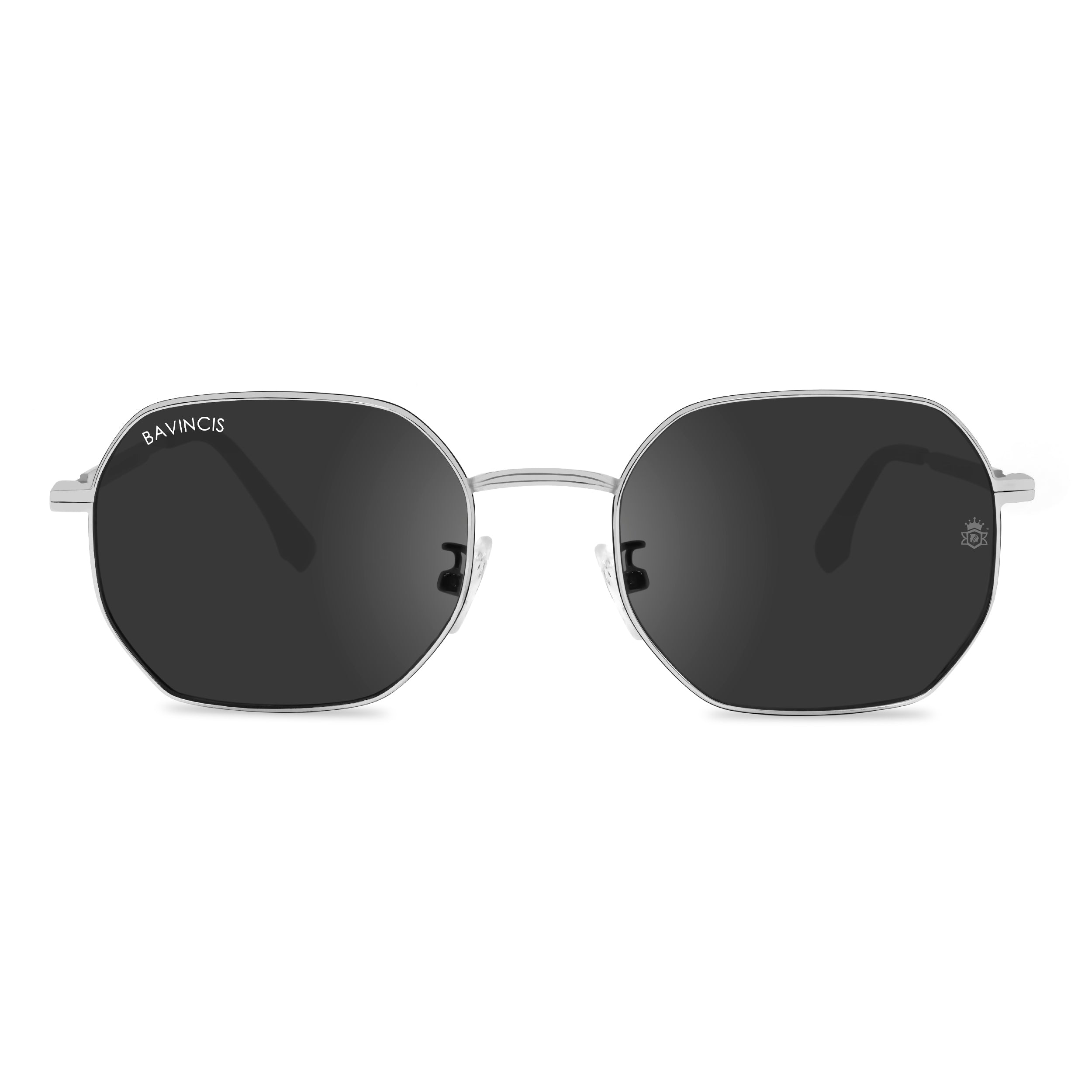 Bavincis Baycan Silver And Black Edition Sunglasses