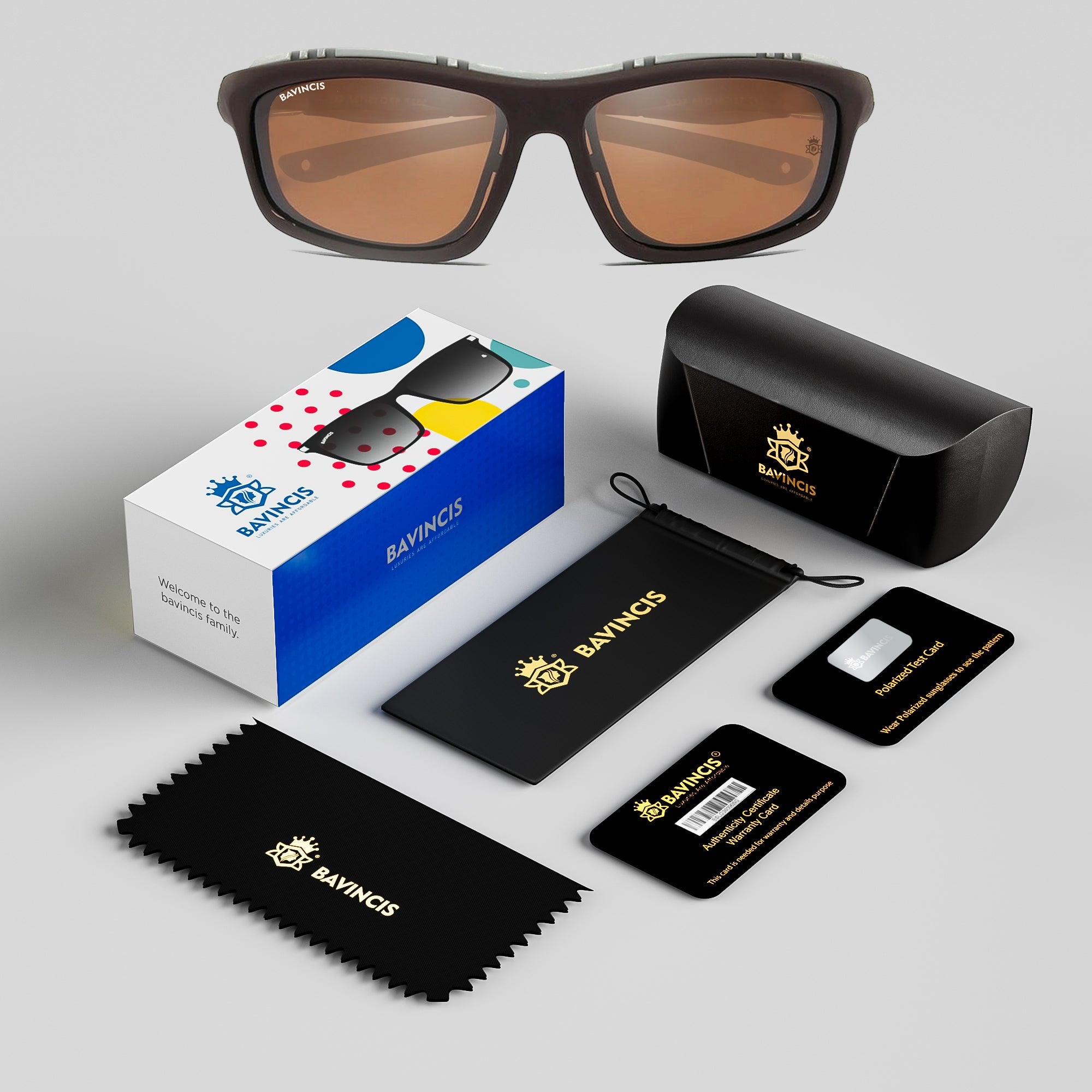 Bavincis Albert Brown And Brown Sports Edition Sunglasses