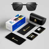 Bavincis The Bond Glossy Black And Black Edition Sunglasses
