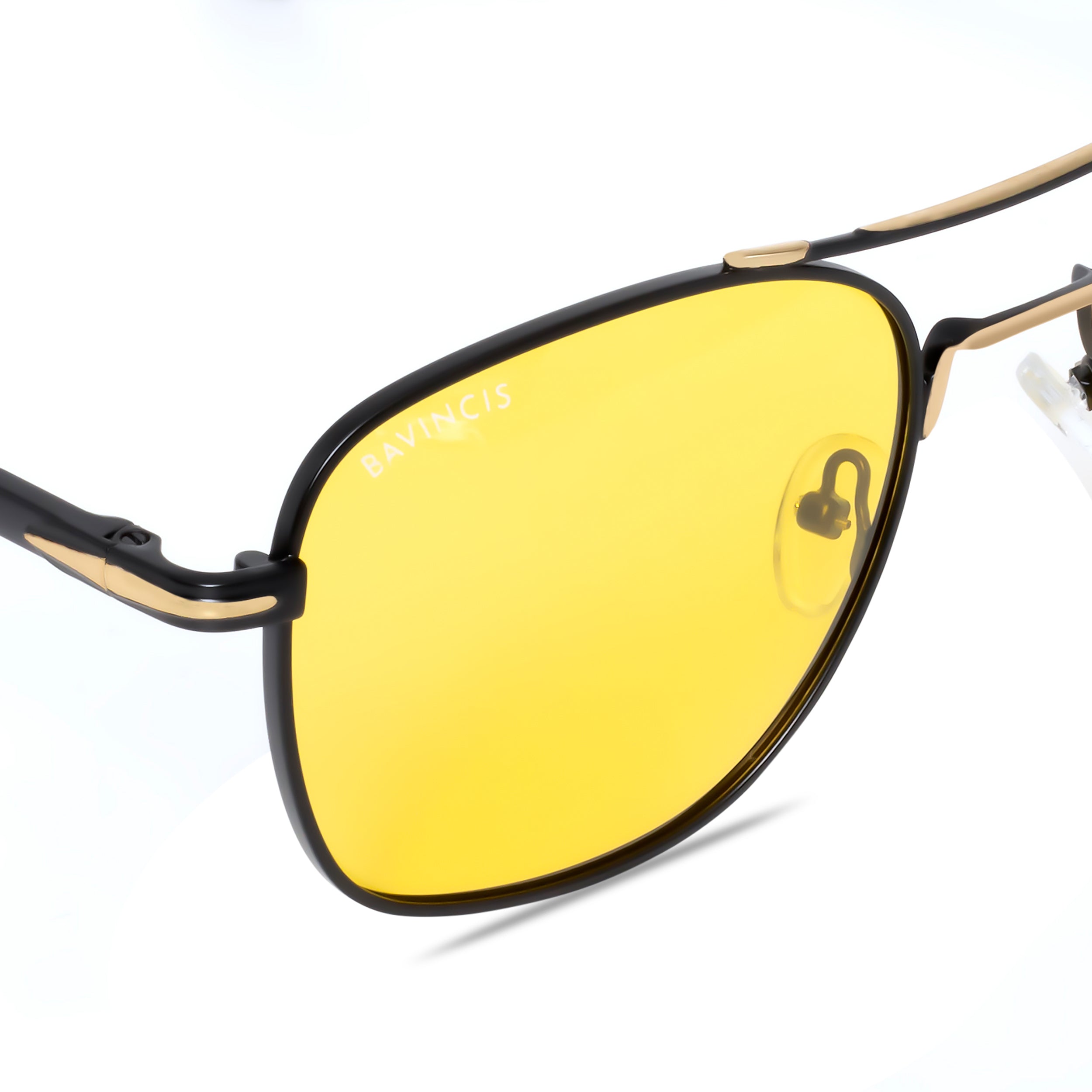 Bavincis Focal Black And Yellow Edition Sunglasses