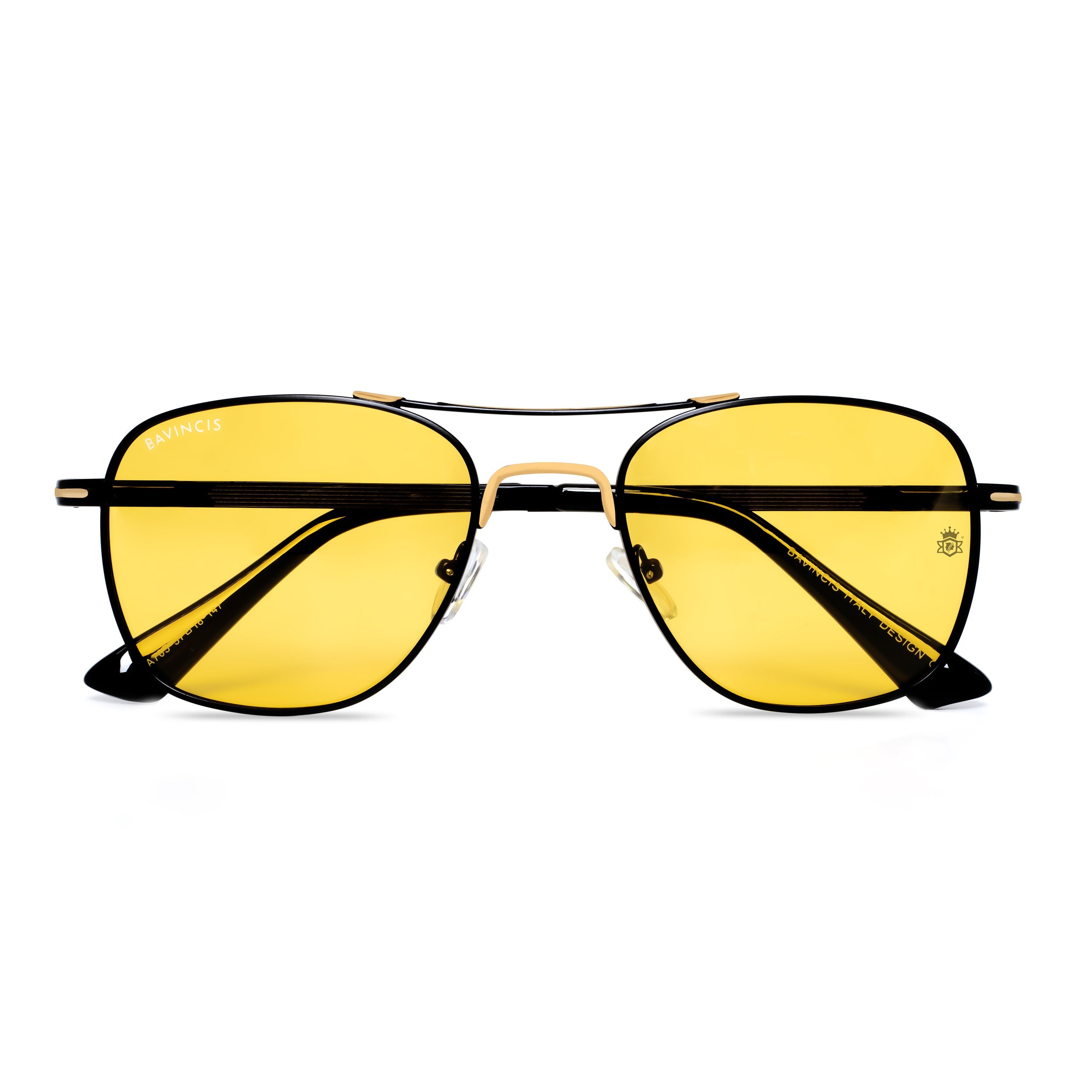Bavincis Focal Black And Yellow Edition Sunglasses