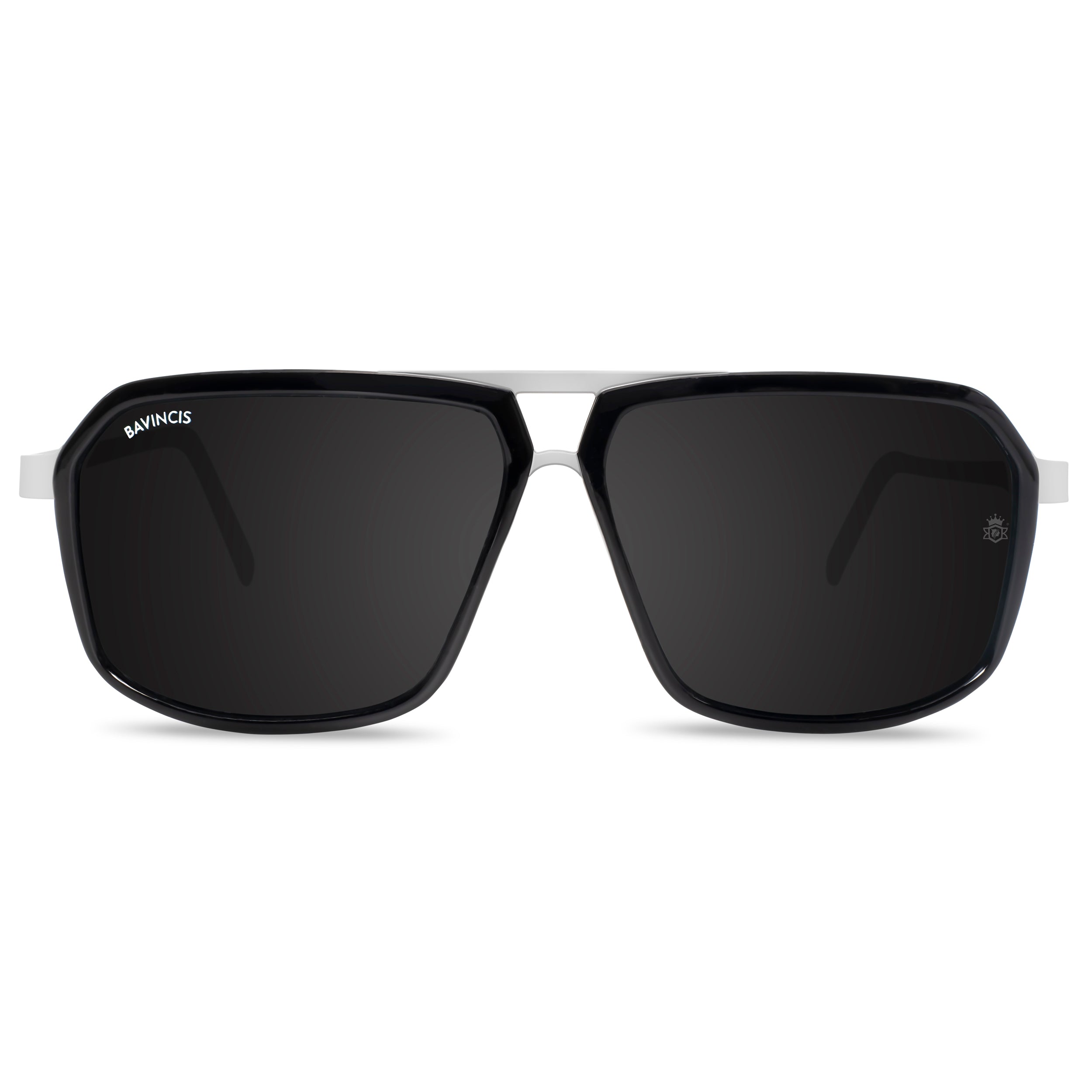 Bavincis Markus Silver And Black Edition Sunglasses