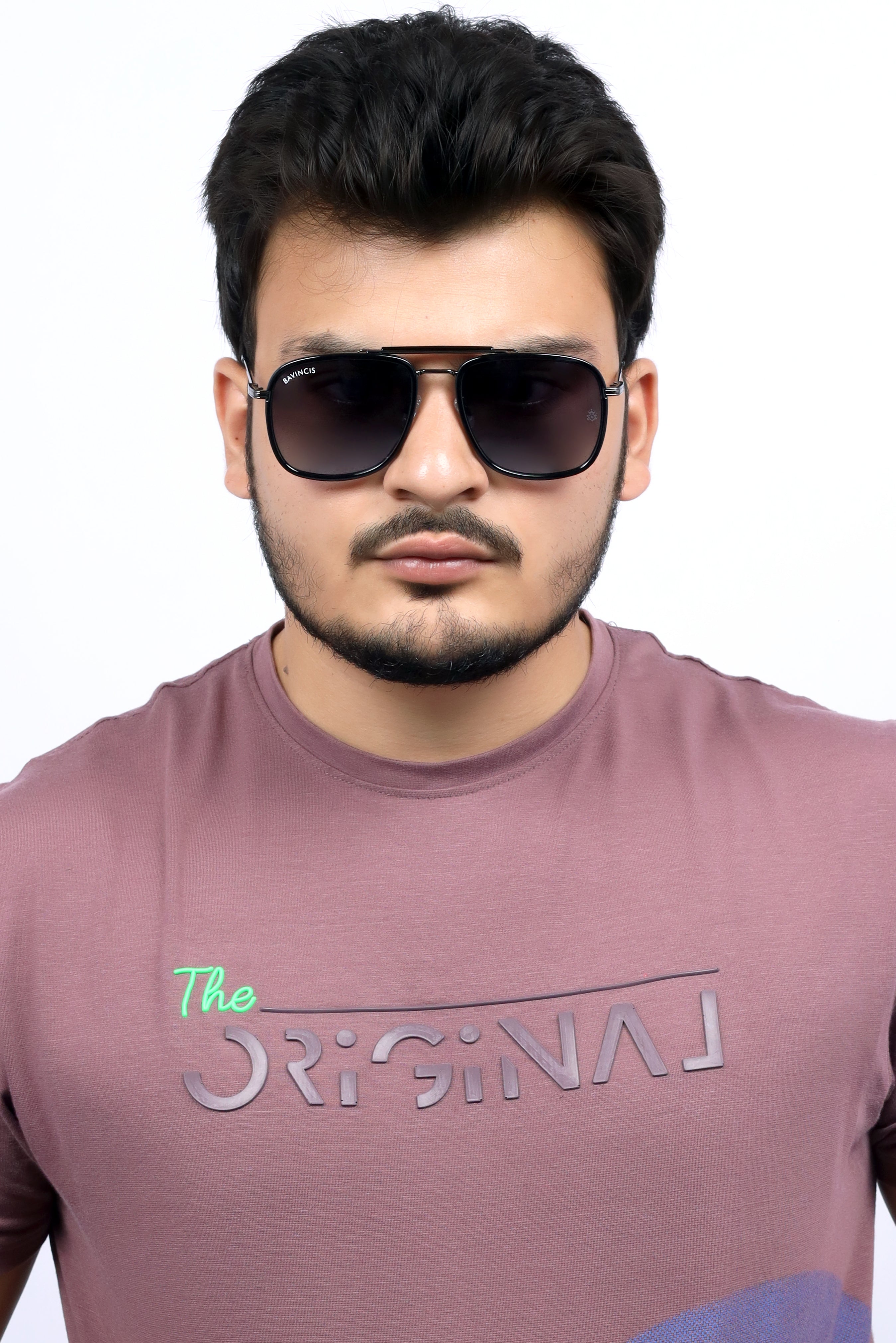 Bavincis Wink Black And Grey Gradient Edition Sunglasses