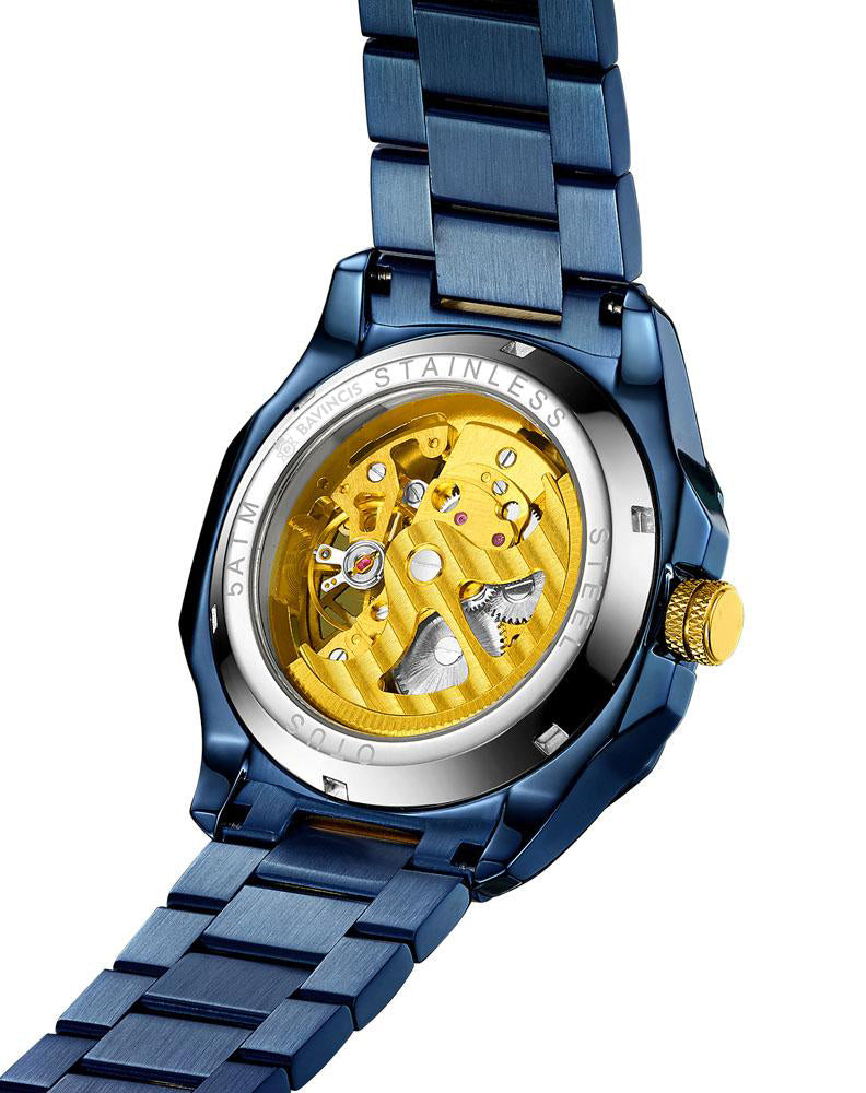 Bavincis Casenova Blue and Black I Automatic Watch - BAVINCIS