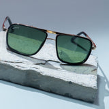 Bavincis Stanly D11 Gold and Green Edition Sunglasses