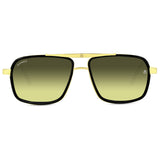 Bavincis Stanly D11 Gold And Yellow Green Gradient Edition Sunglasses