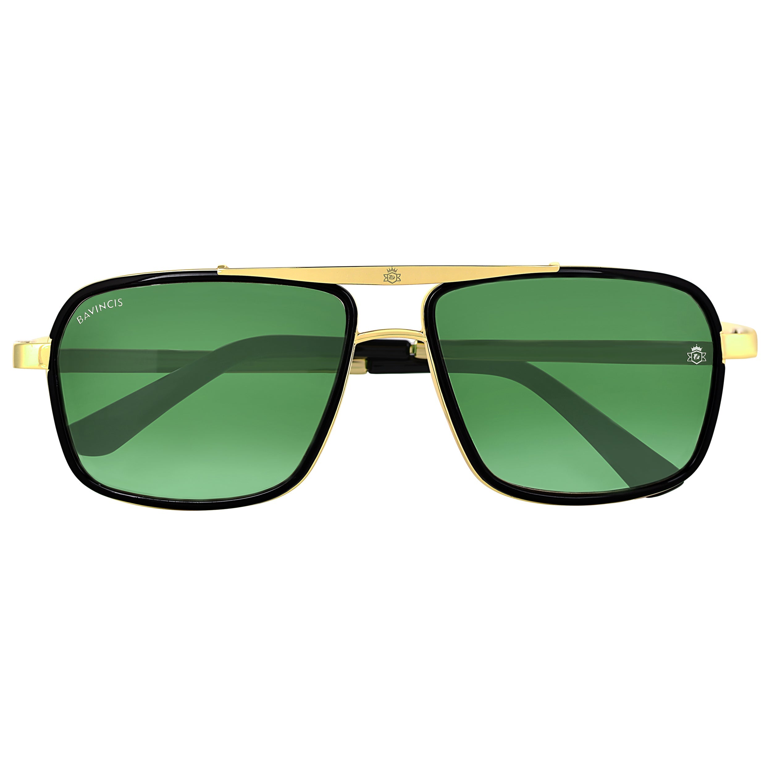 Bavincis Stanly D11 Gold and Green Edition Sunglasses