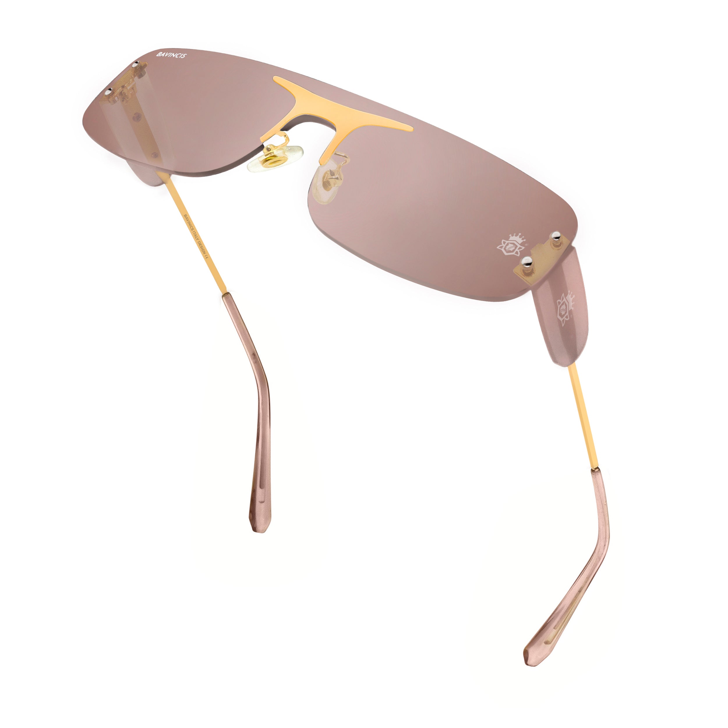 Bavincis Bayons Gold Classic Brown Edition Sunglasses