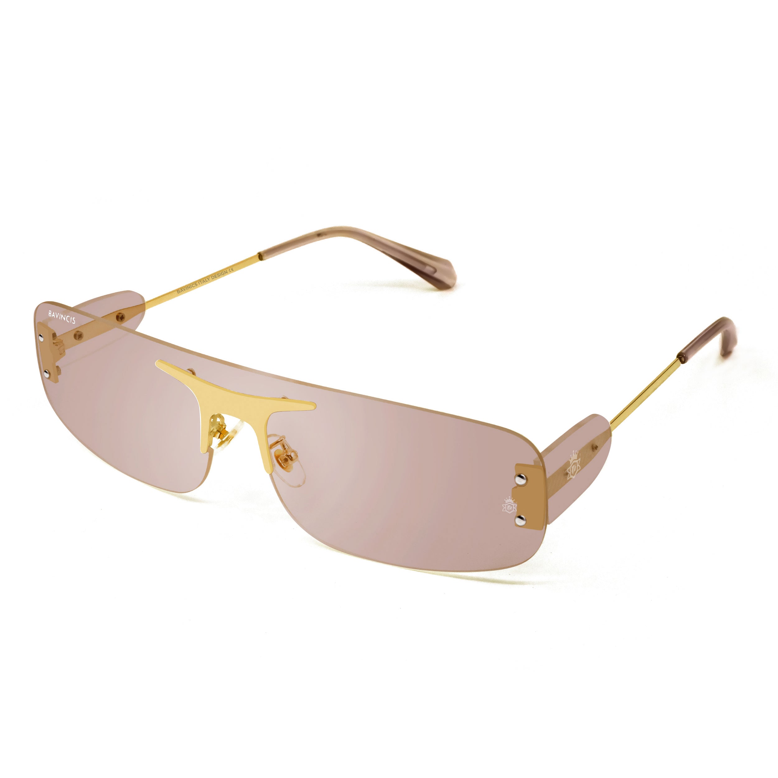 Bavincis Bayons Gold Classic Brown Edition Sunglasses