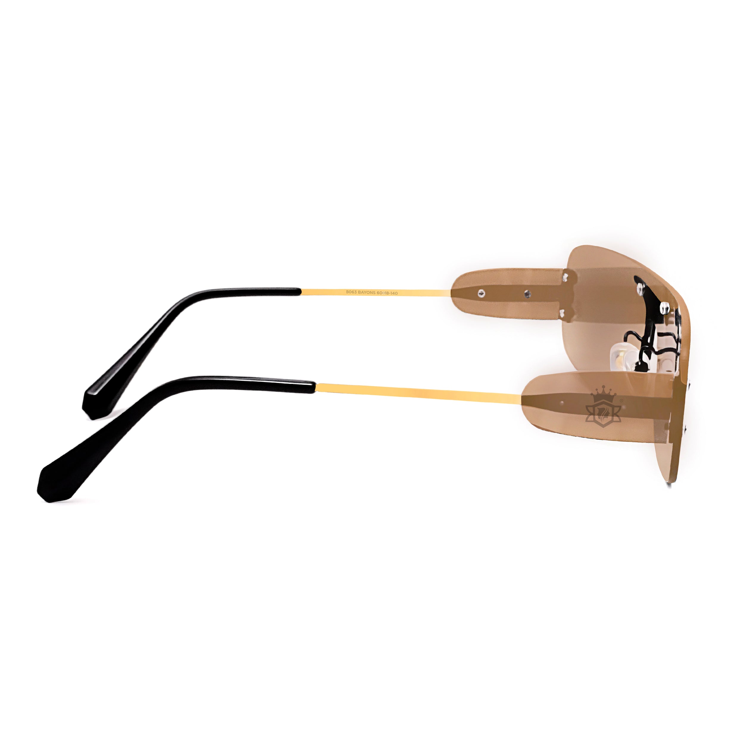 Bavincis Bayons Gold Classic Brown Edition Sunglasses