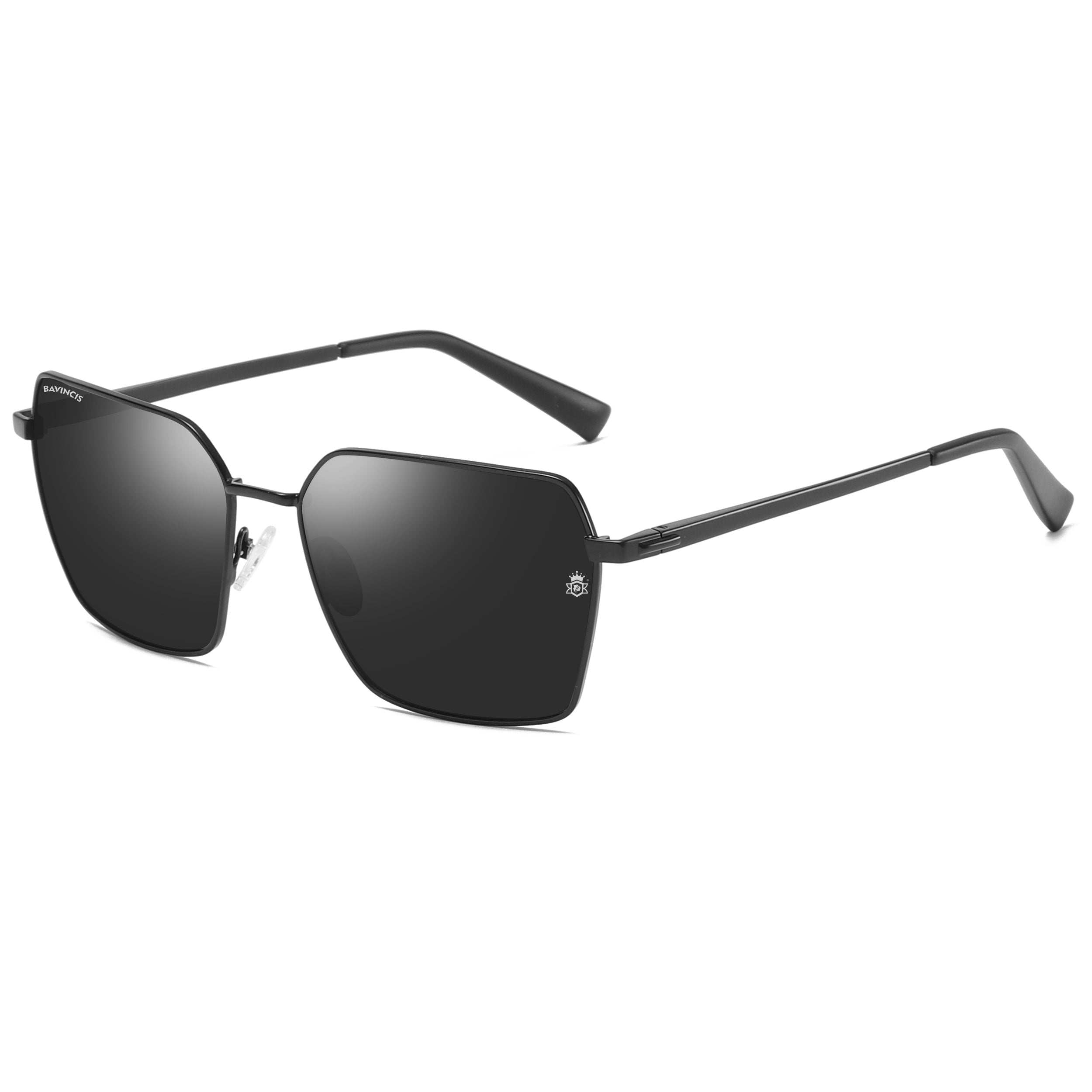 Bavincis The Bond Glossy Black And Black Edition Sunglasses