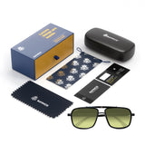 Bavincis Stanly D11 Black And Yellow Green Gradient Edition Sunglasses