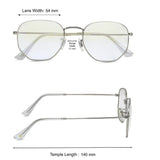 Bavincis Gemini silver and White AntiRay Edition Sunglasses - BAVINCIS