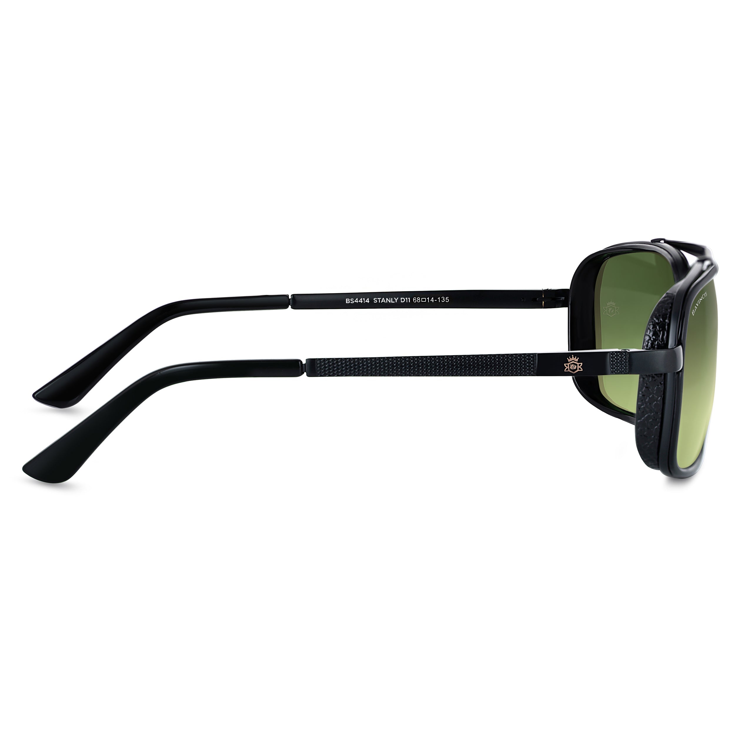 Bavincis Stanly D11 Black And Yellow Green Gradient Edition Sunglasses