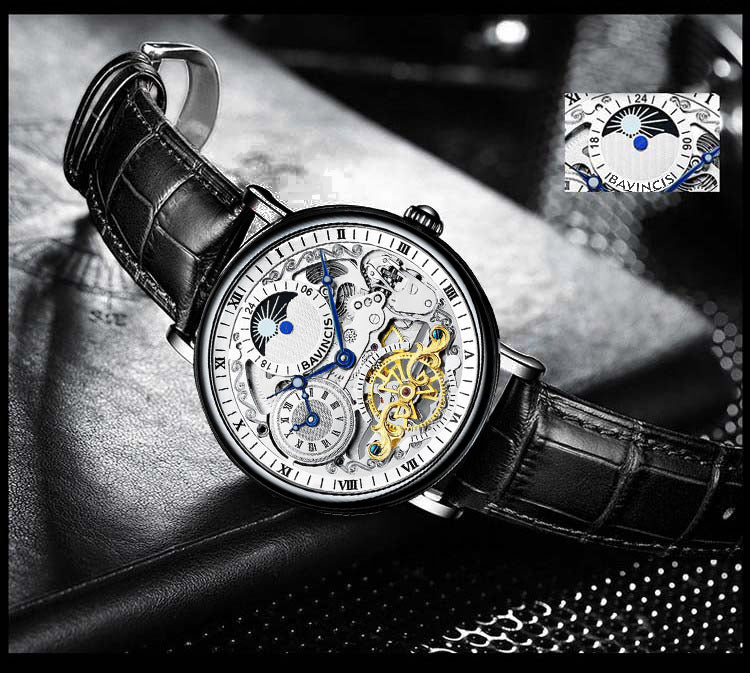 Bavincis Marcia Black and Black I Automatic Watch - BAVINCIS