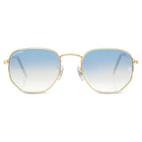 Bavincis Gemini Gold And Blue Gradient Edition Sunglasses