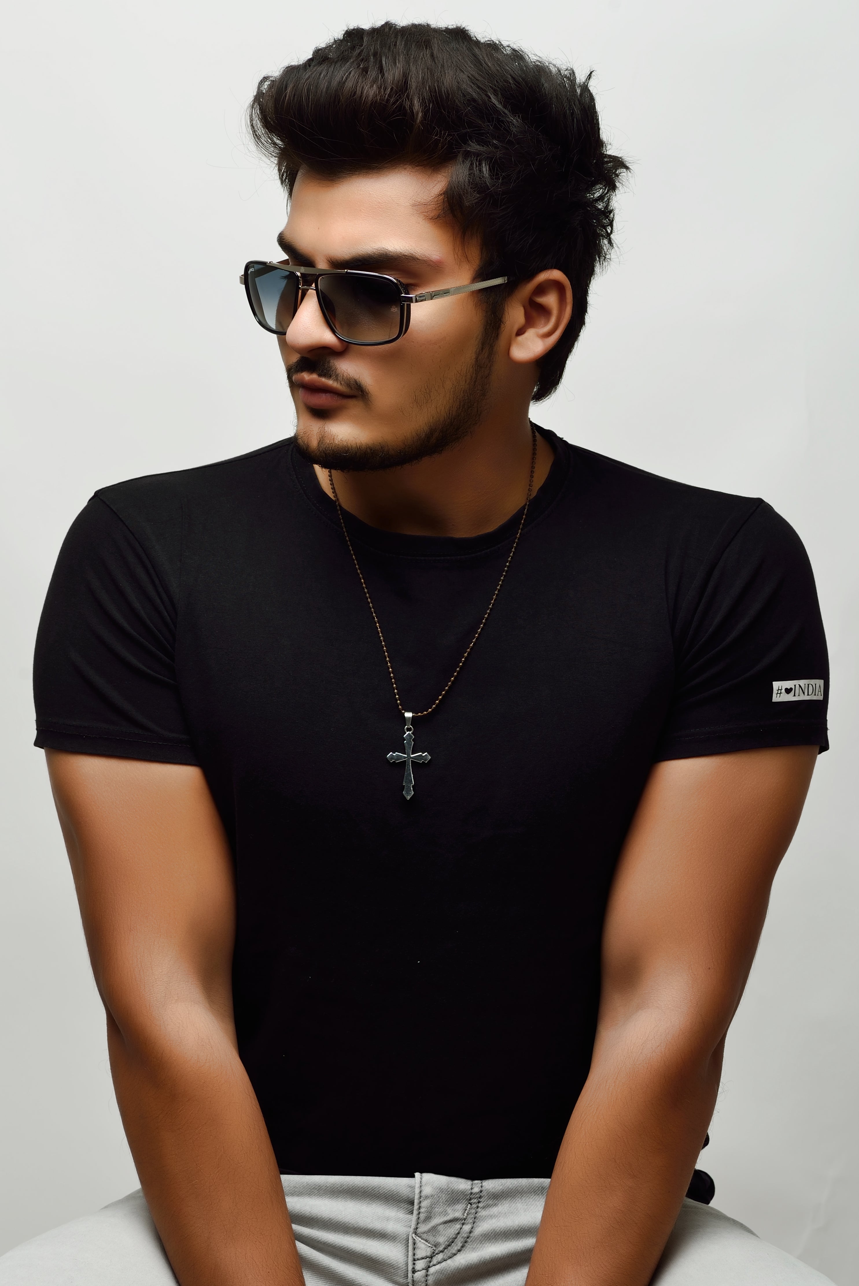 Bavincis Stanly D11 Silver And Black Gradient Edition Sunglasses - BAVINCIS