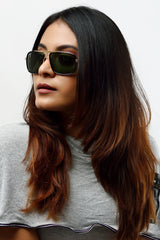 Bavincis Stanly D11 Gold and Green Edition Sunglasses - BAVINCIS