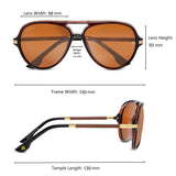 Bavincis Rockford Brown And Brown Edition Sunglasses - BAVINCIS