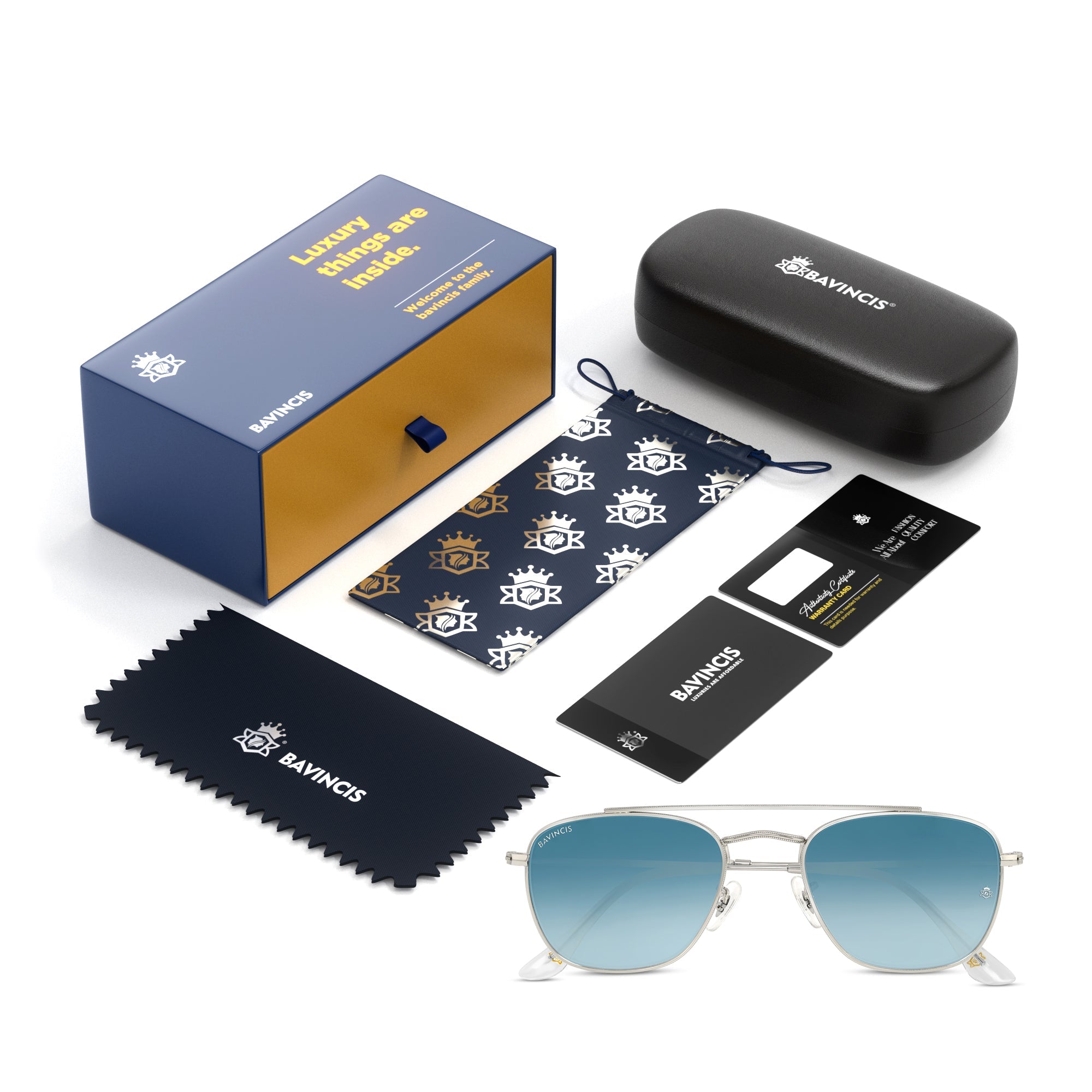 Bavincis Gracia Silver And Grey Gradient Edition Sunglasses