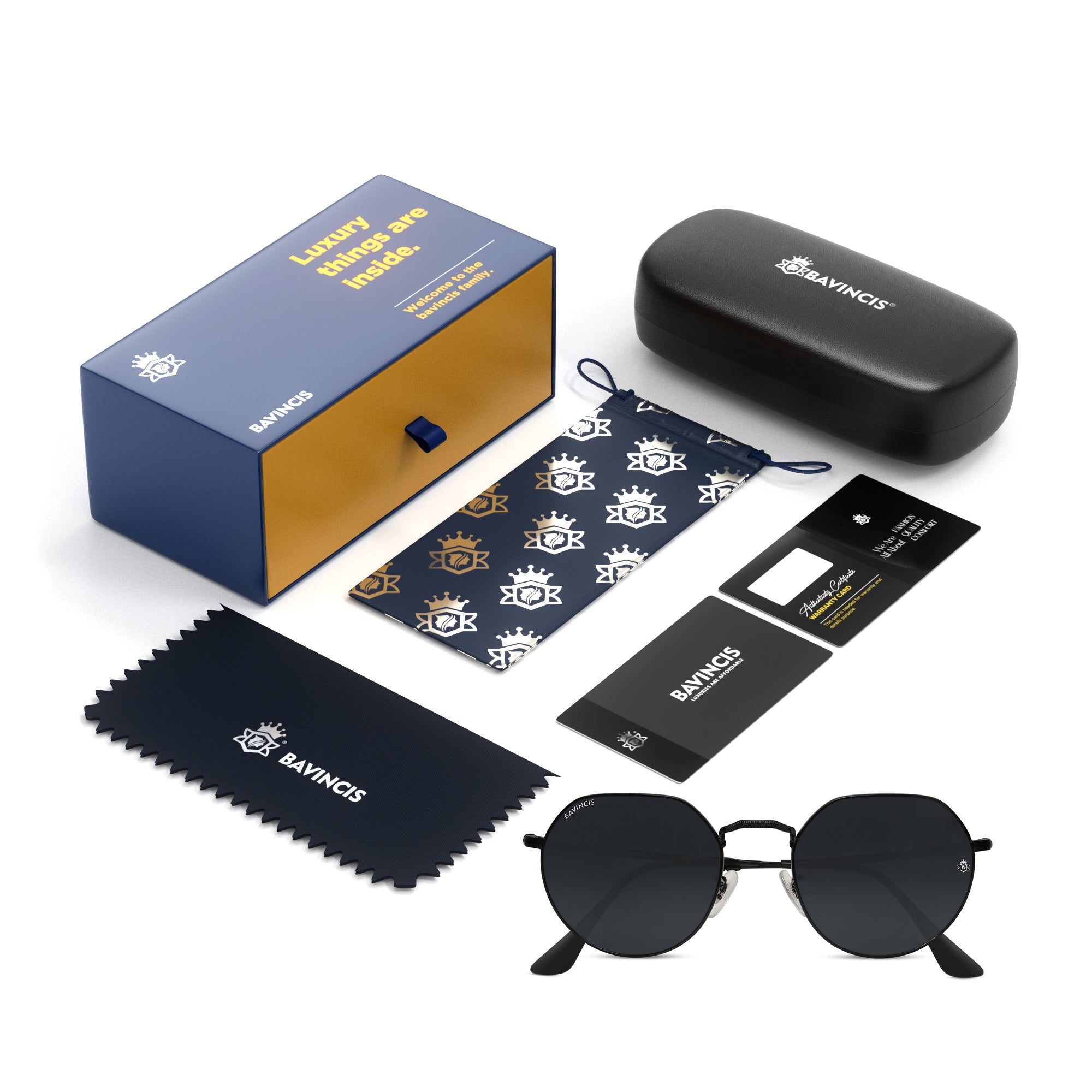 Bavincis Cooper Black And Black Edition Sunglasses