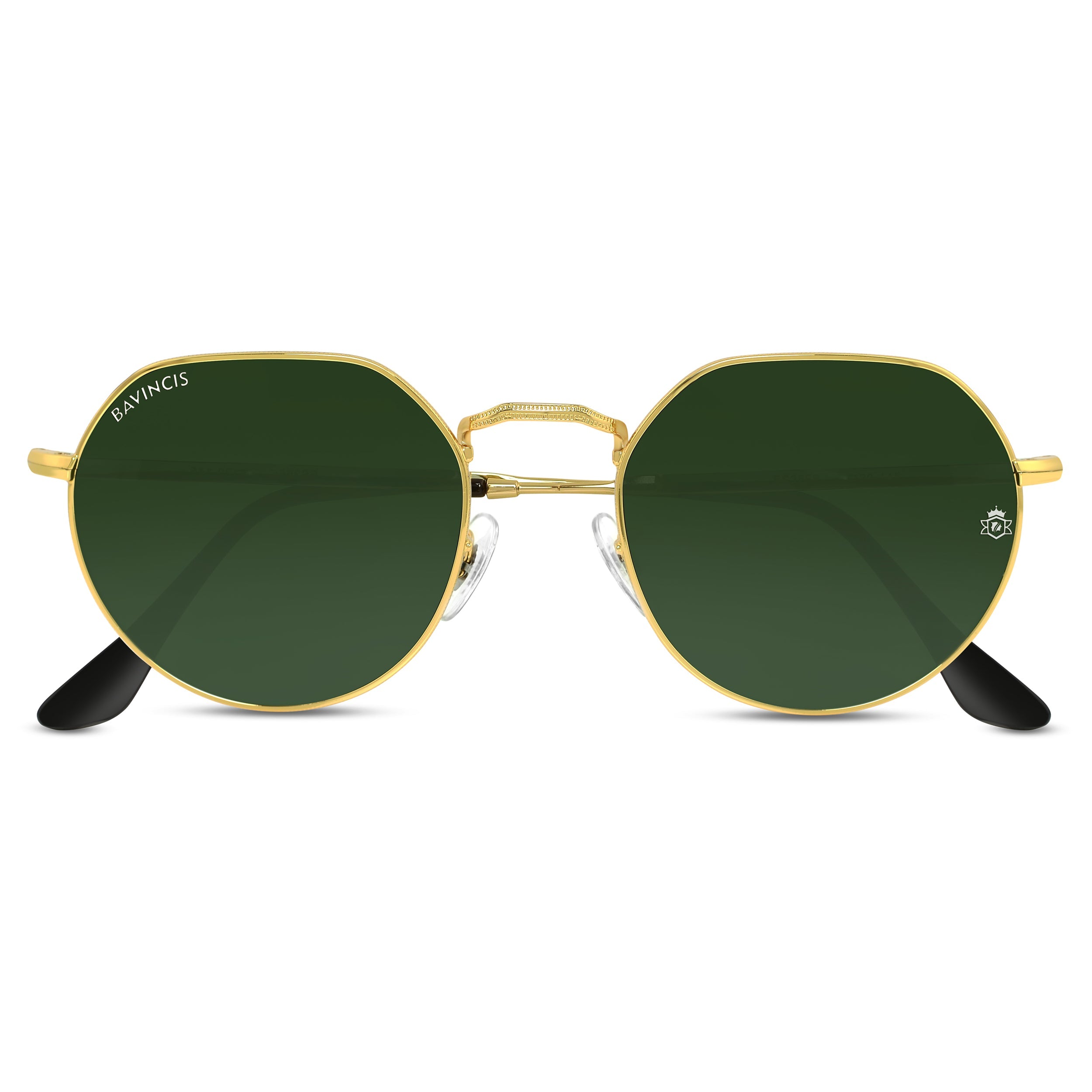 Bavincis Cooper Gold And Green Edition Sunglasses