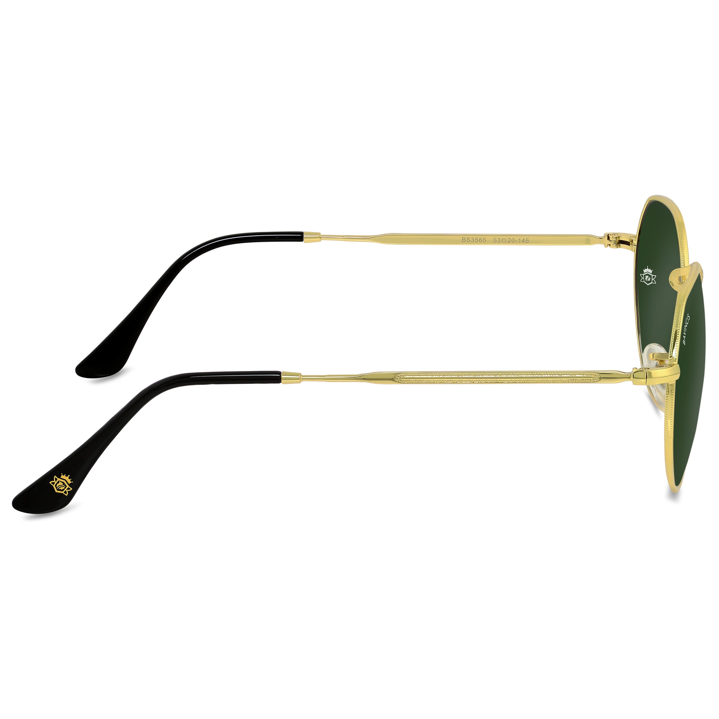 Bavincis Cooper Gold And Green Edition Sunglasses