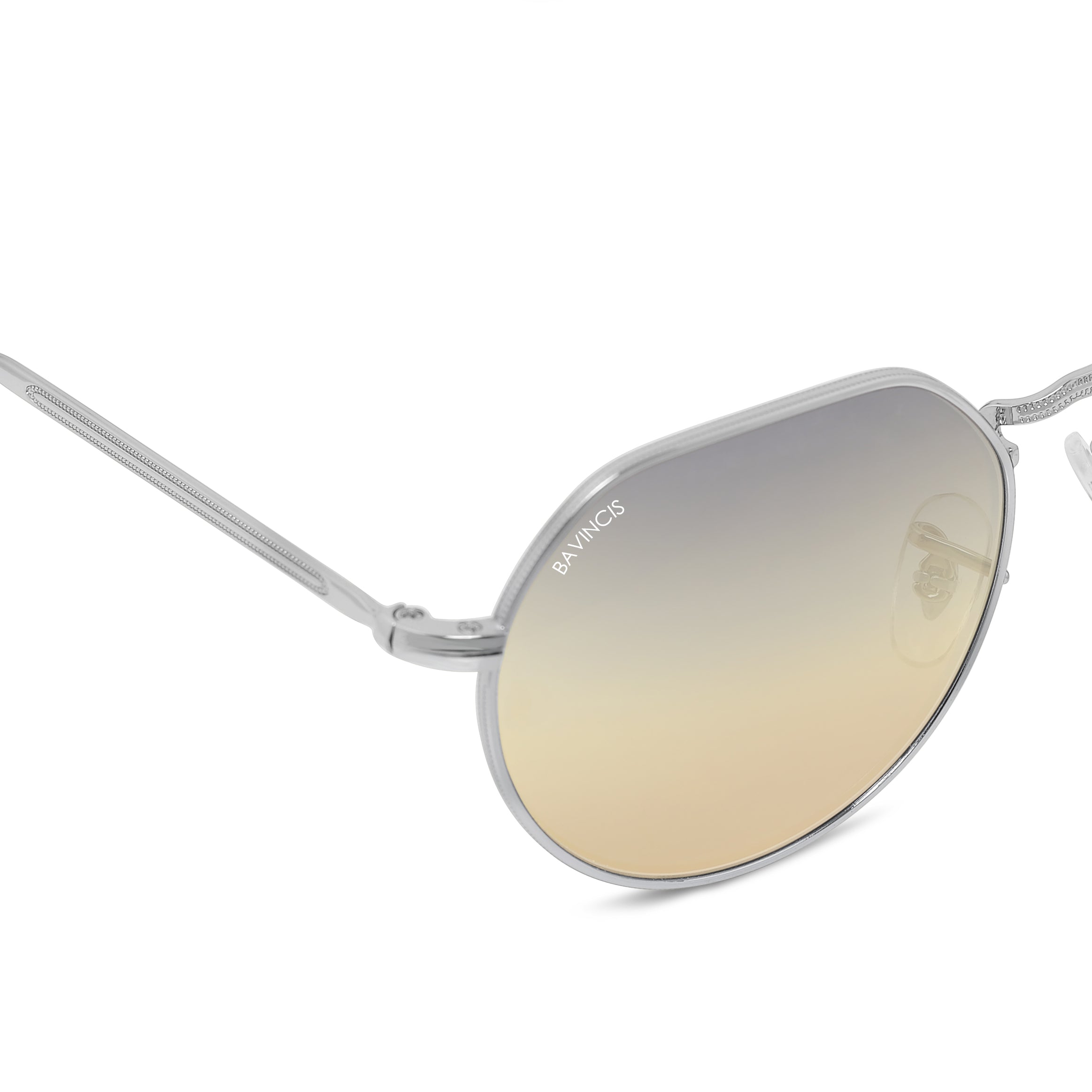 Bavincis Cooper Silver And Gray Brown Gradient Edition Sunglasses