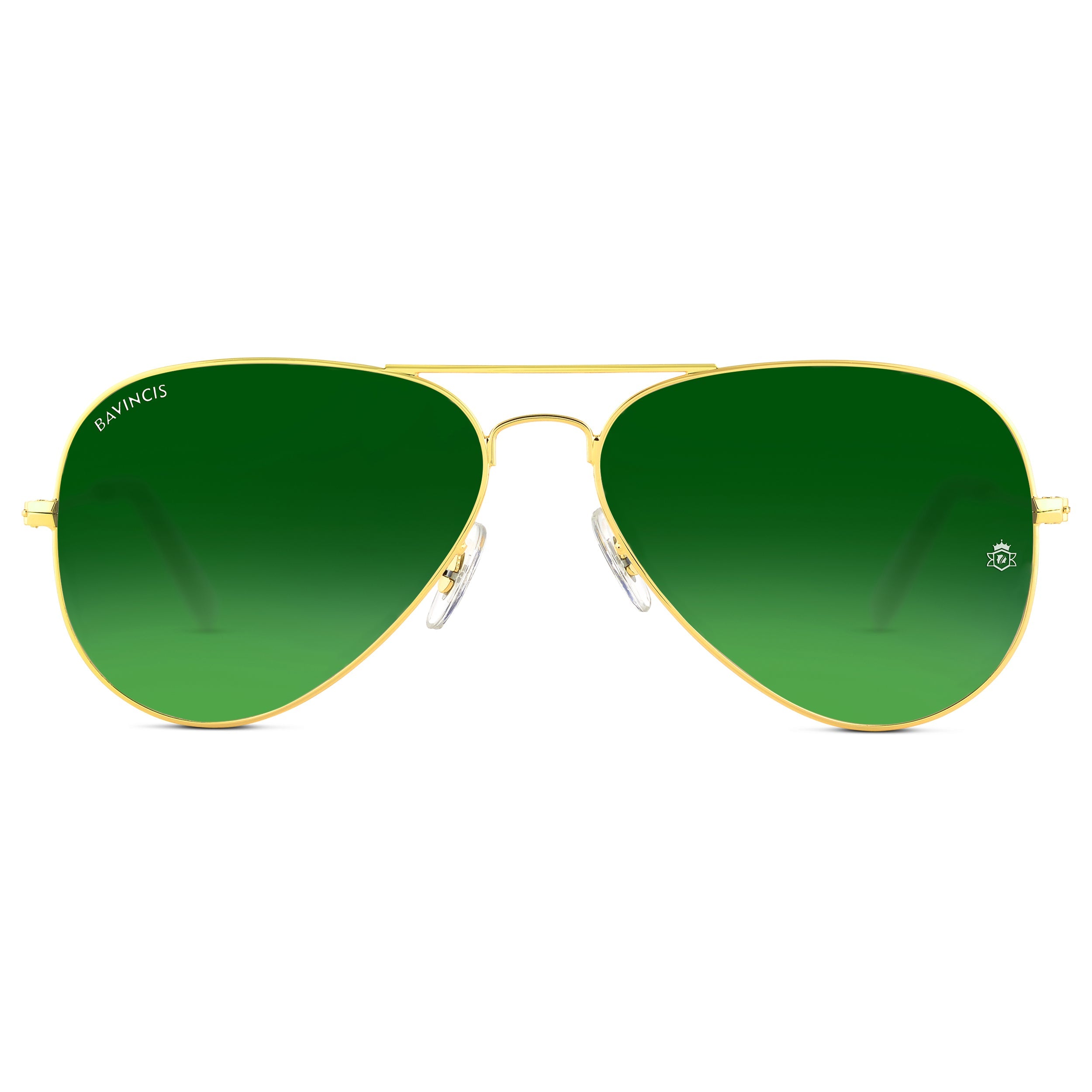 Bavincis Tommy Gold And Green Gradient Edition Sunglasses