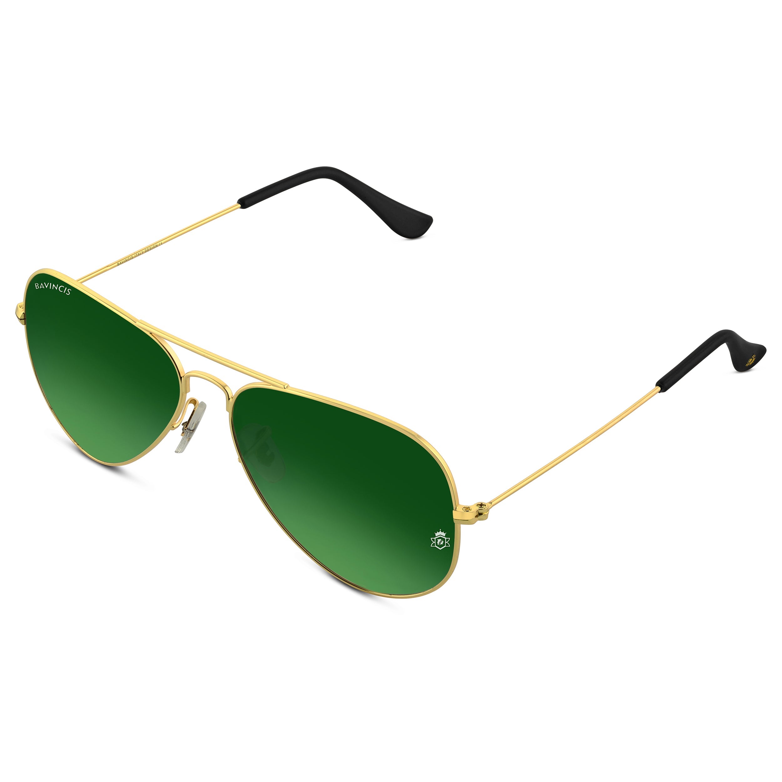Bavincis Tommy Gold And Green Gradient Edition Sunglasses
