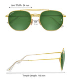 Bavincis Sparkle Gold And Green Edition Sunglasses - BAVINCIS