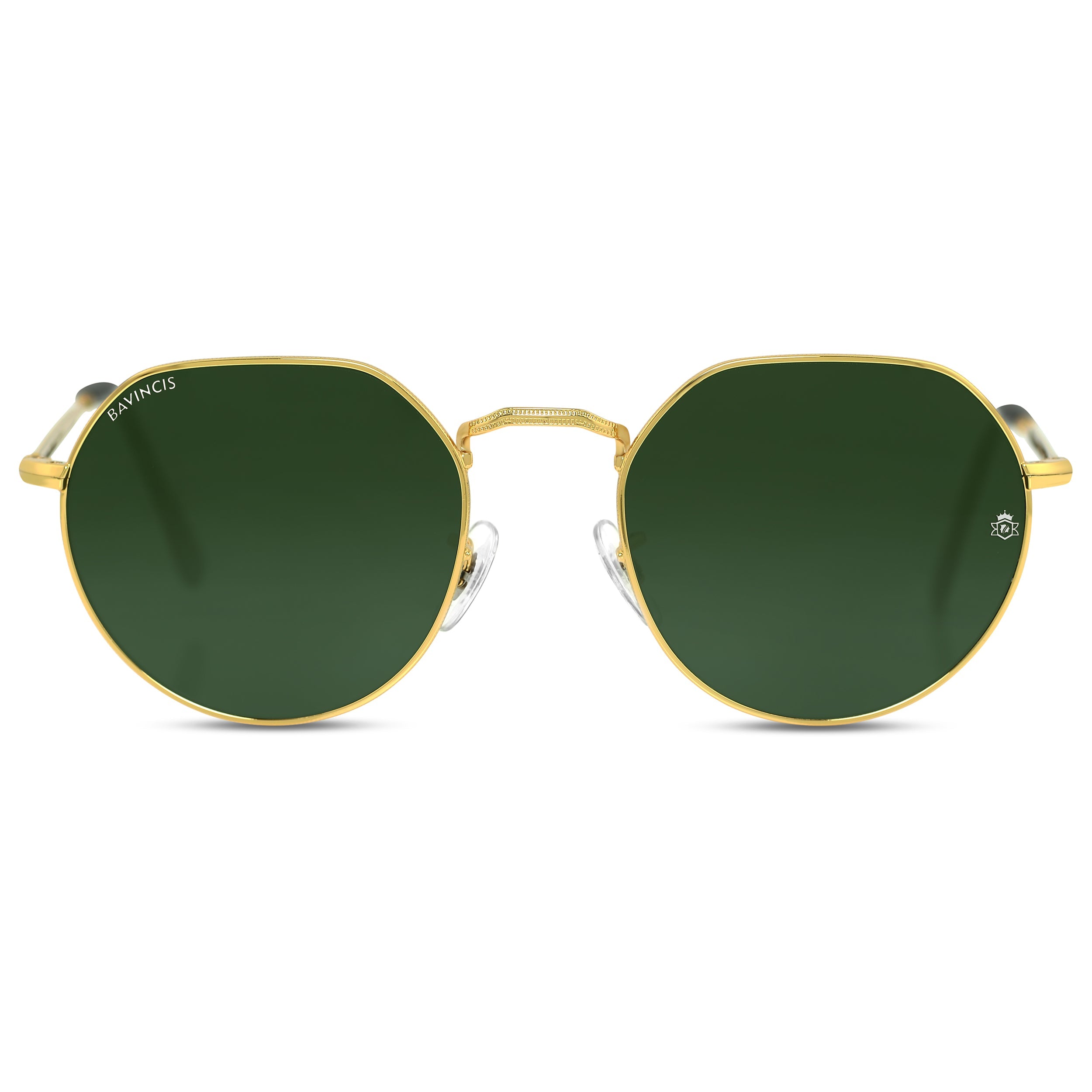 Bavincis Cooper Gold And Green Edition Sunglasses