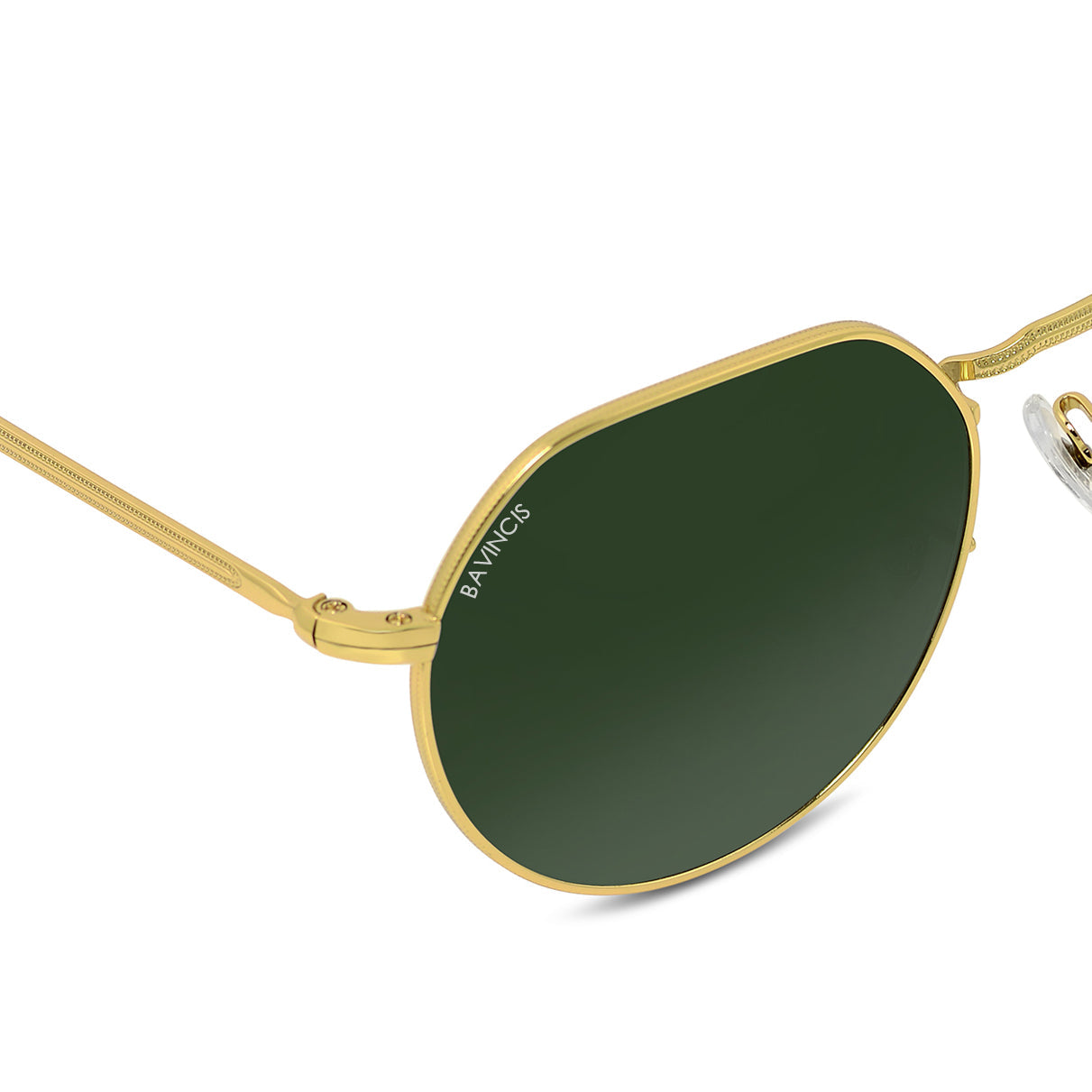 Bavincis Cooper Gold And Green Edition Sunglasses