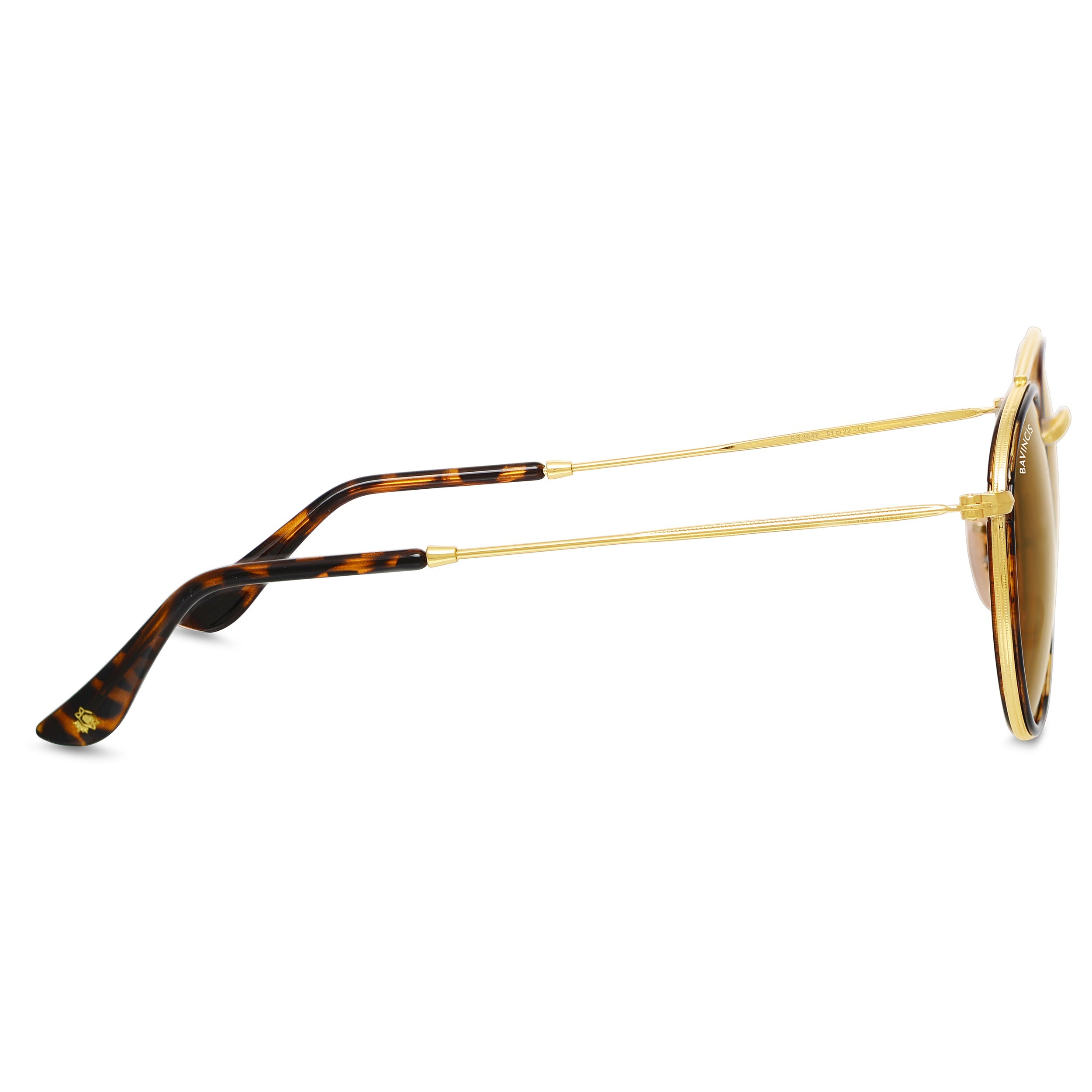 Bavincis Joyce T.Gold And Brown Edition sunglasses - BAVINCIS