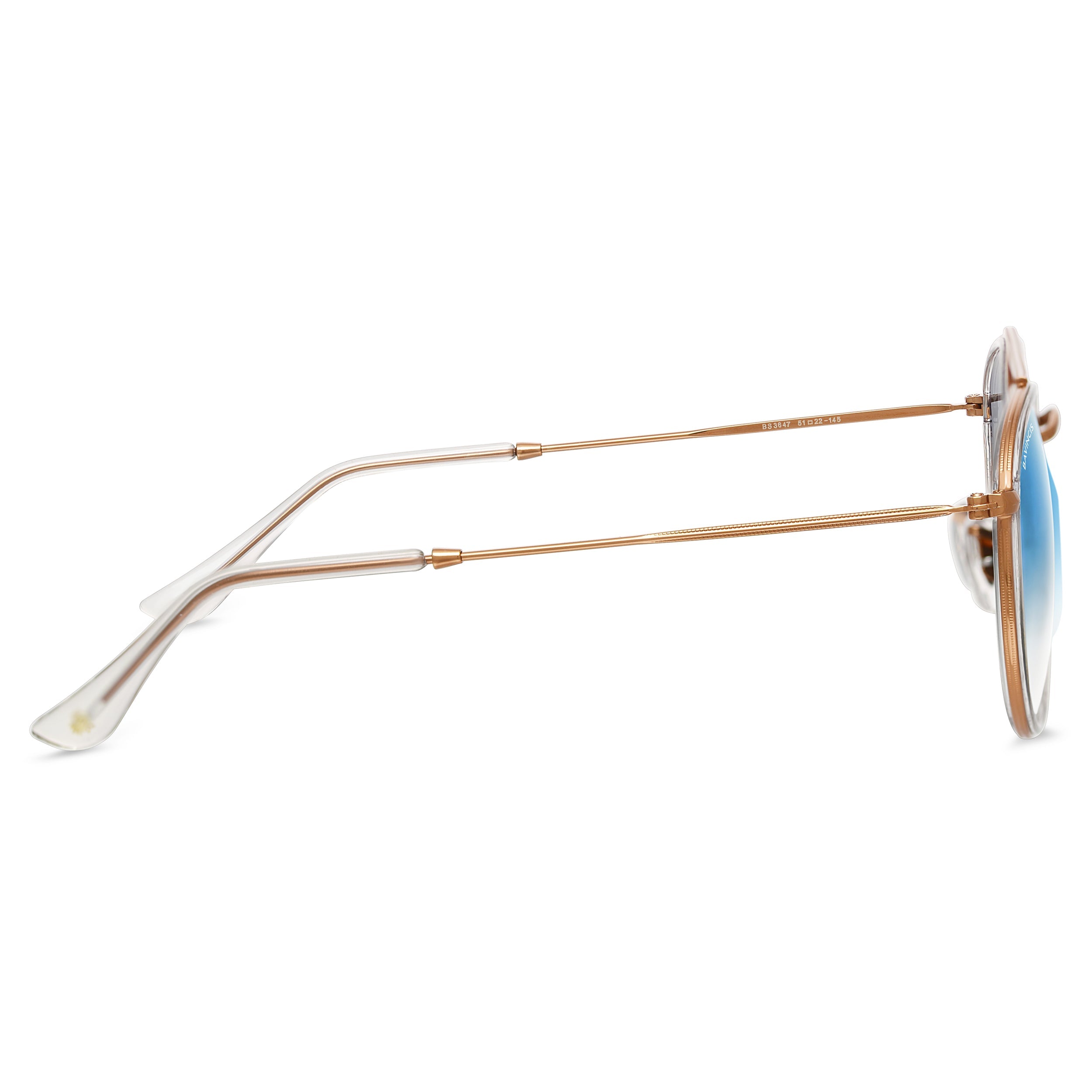 Bavincis Joyce Rose Gold And Blue Gradient Edition sunglasses