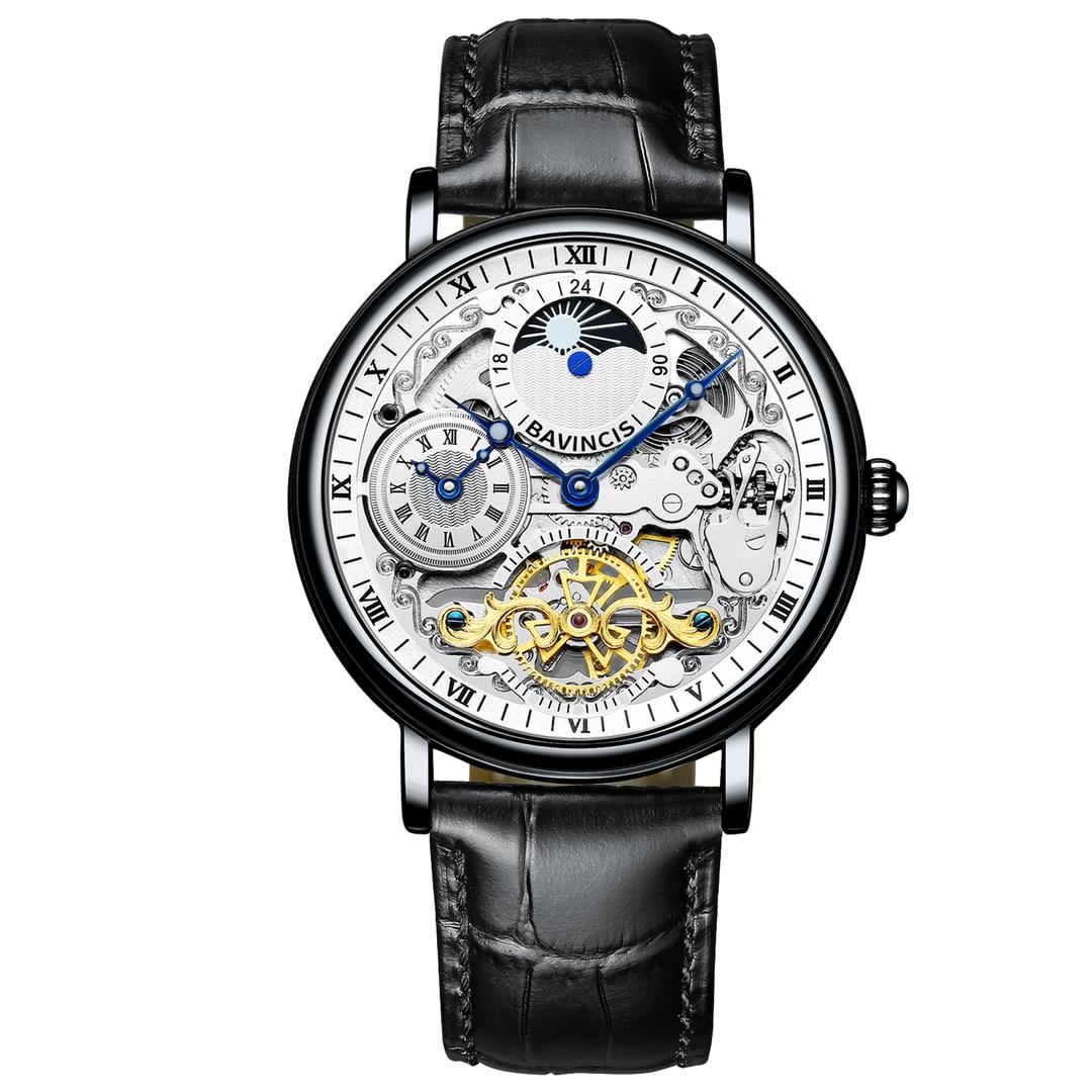 Bavincis Marcia Black and Black I Automatic Watch - BAVINCIS