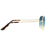 Bavincis Carloz Gold And Blue Gradient Edition Sunglasses
